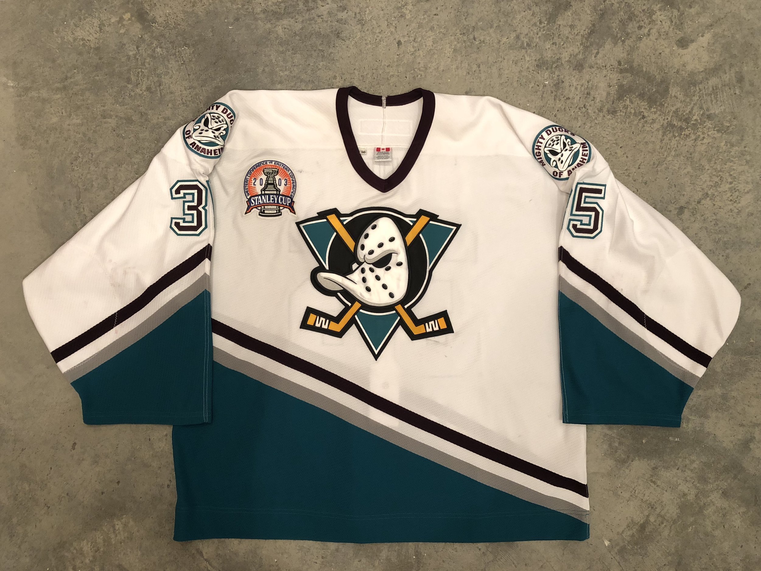 J.S. Giguere SCF — Game Worn Goalie 