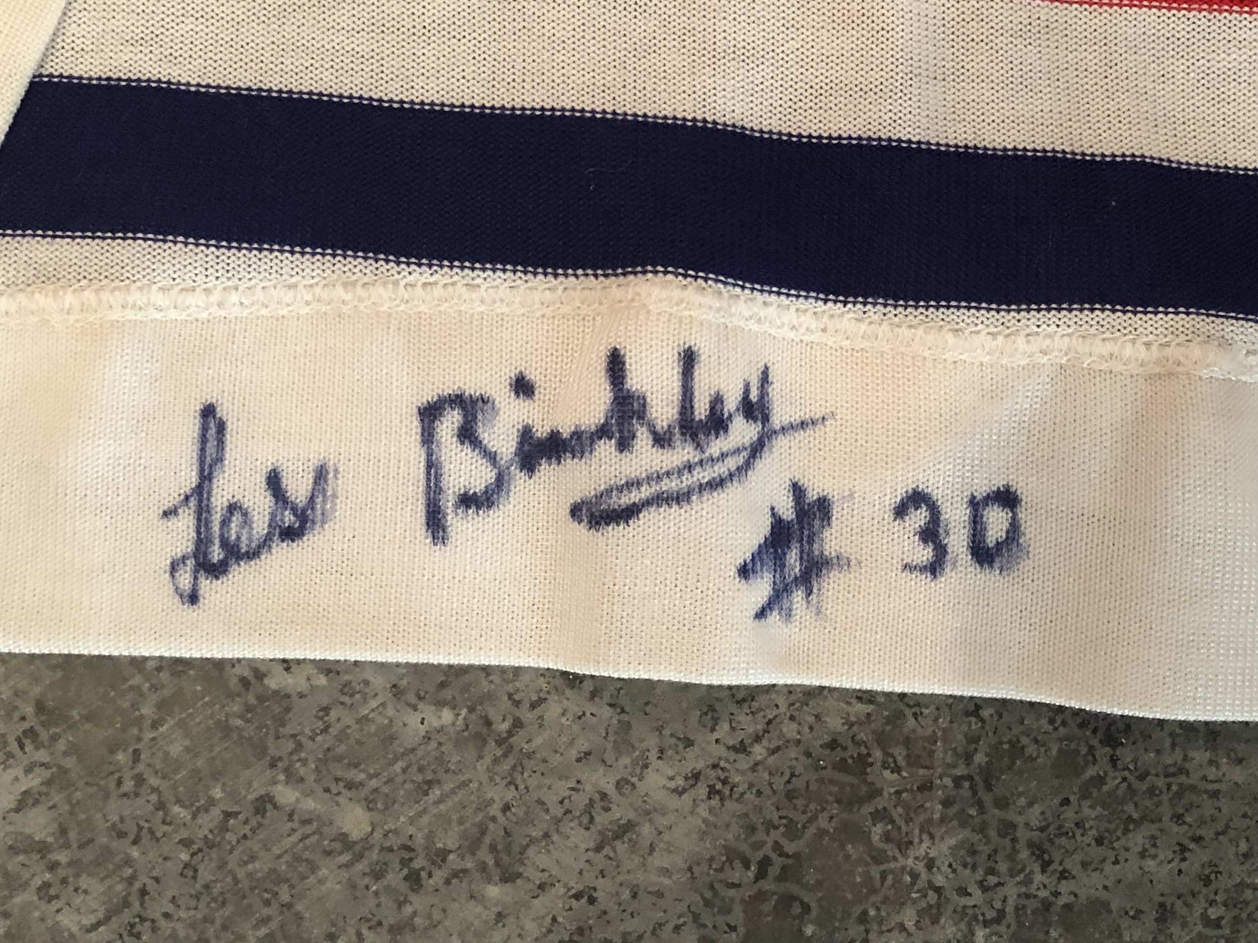 Les Binkley Toros — Game Worn Goalie Jerseys