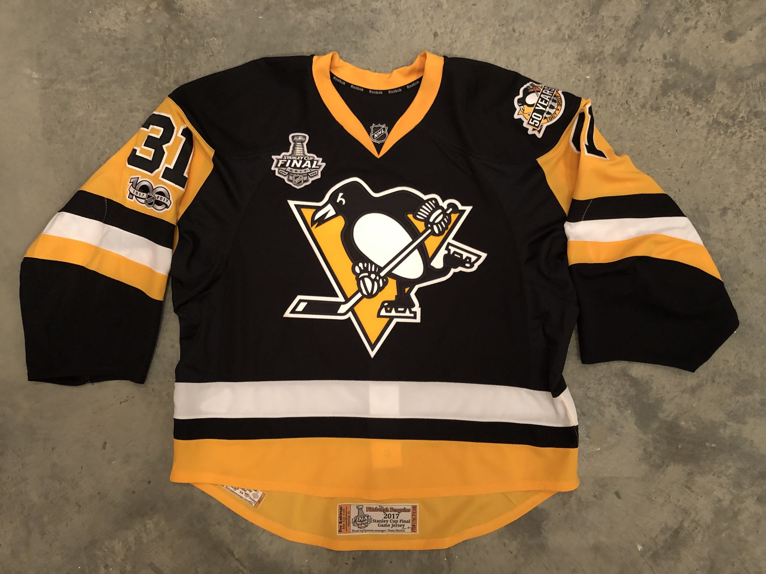 Pittsburgh Penguins Game Used NHL Jerseys for sale