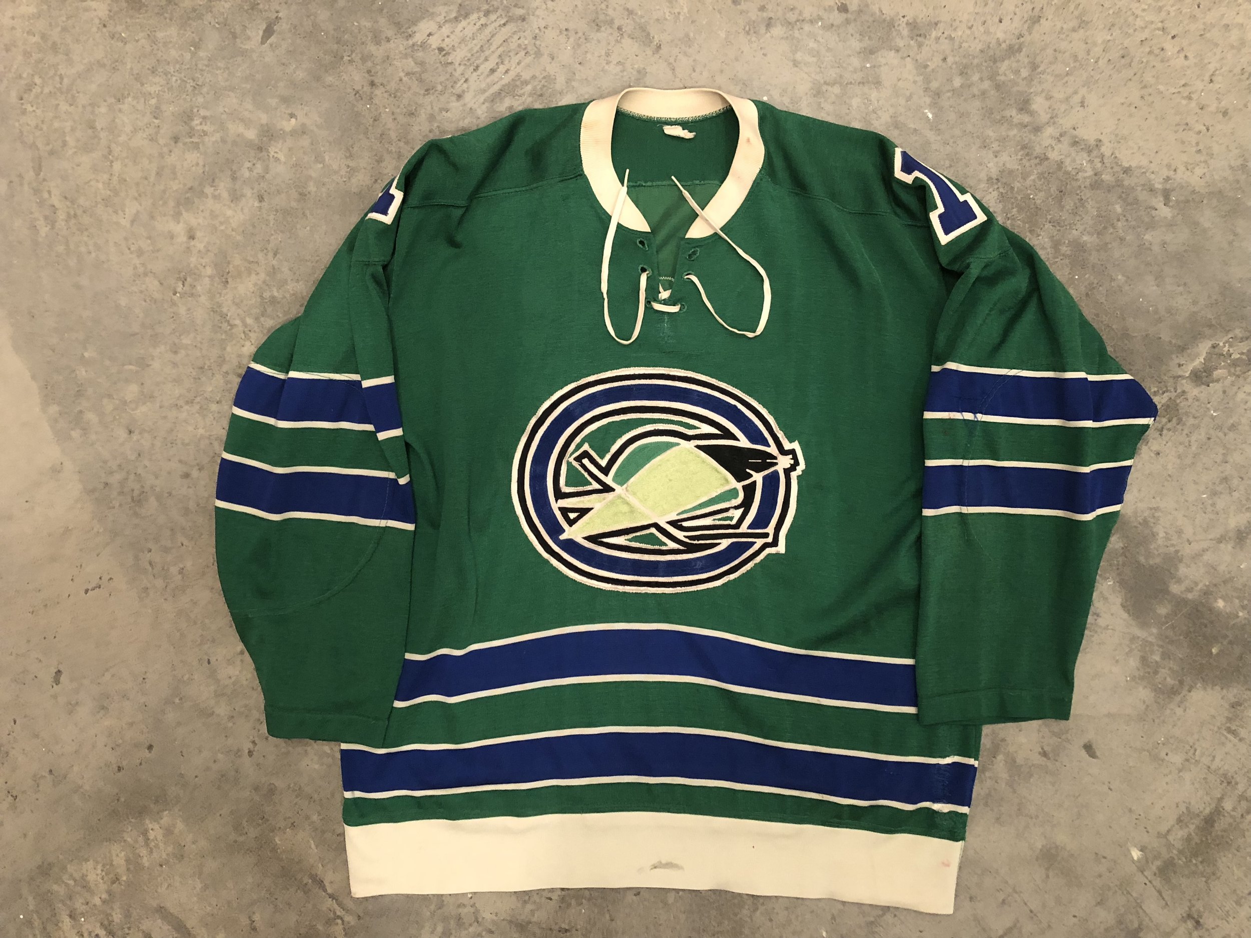 game worn goalie jersey