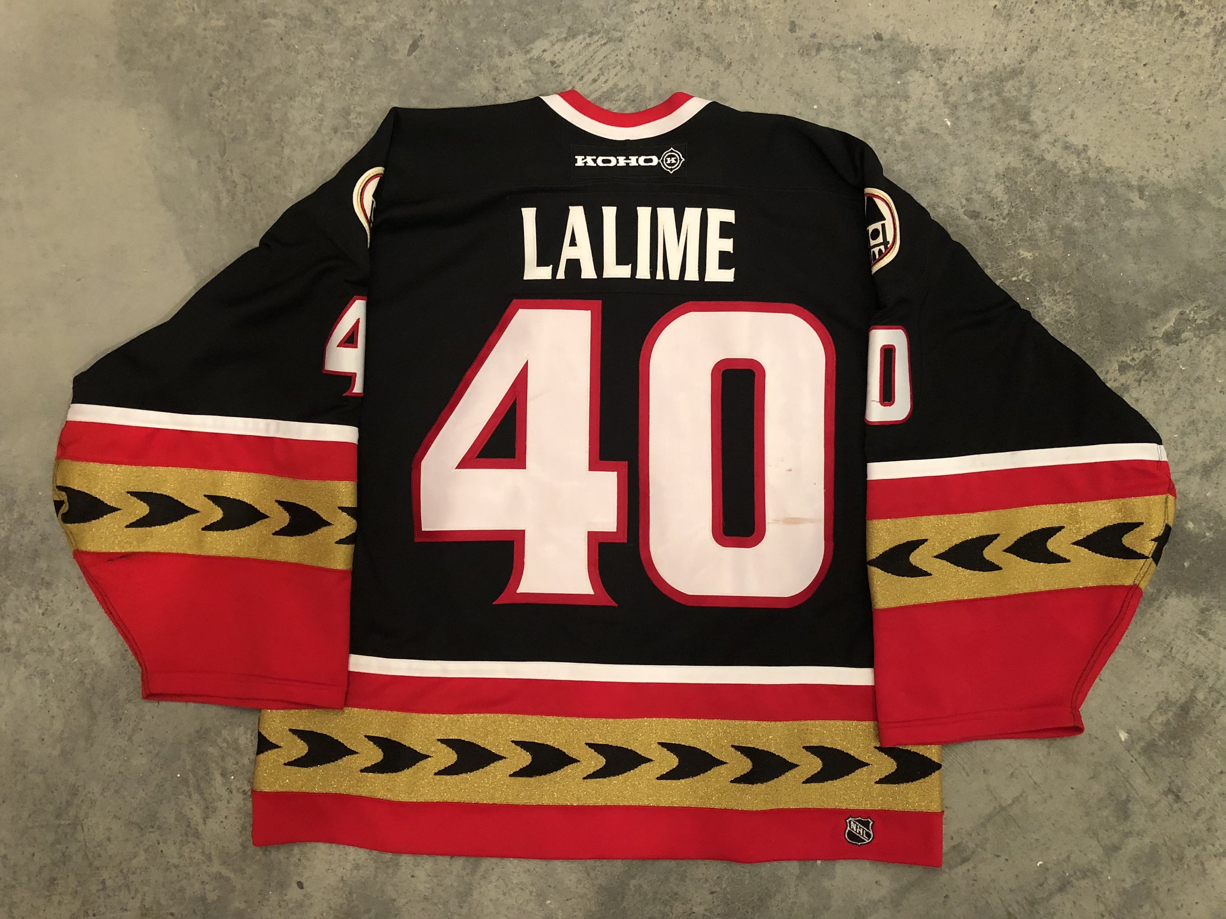 Patrick Lalime Senators — Game Worn 