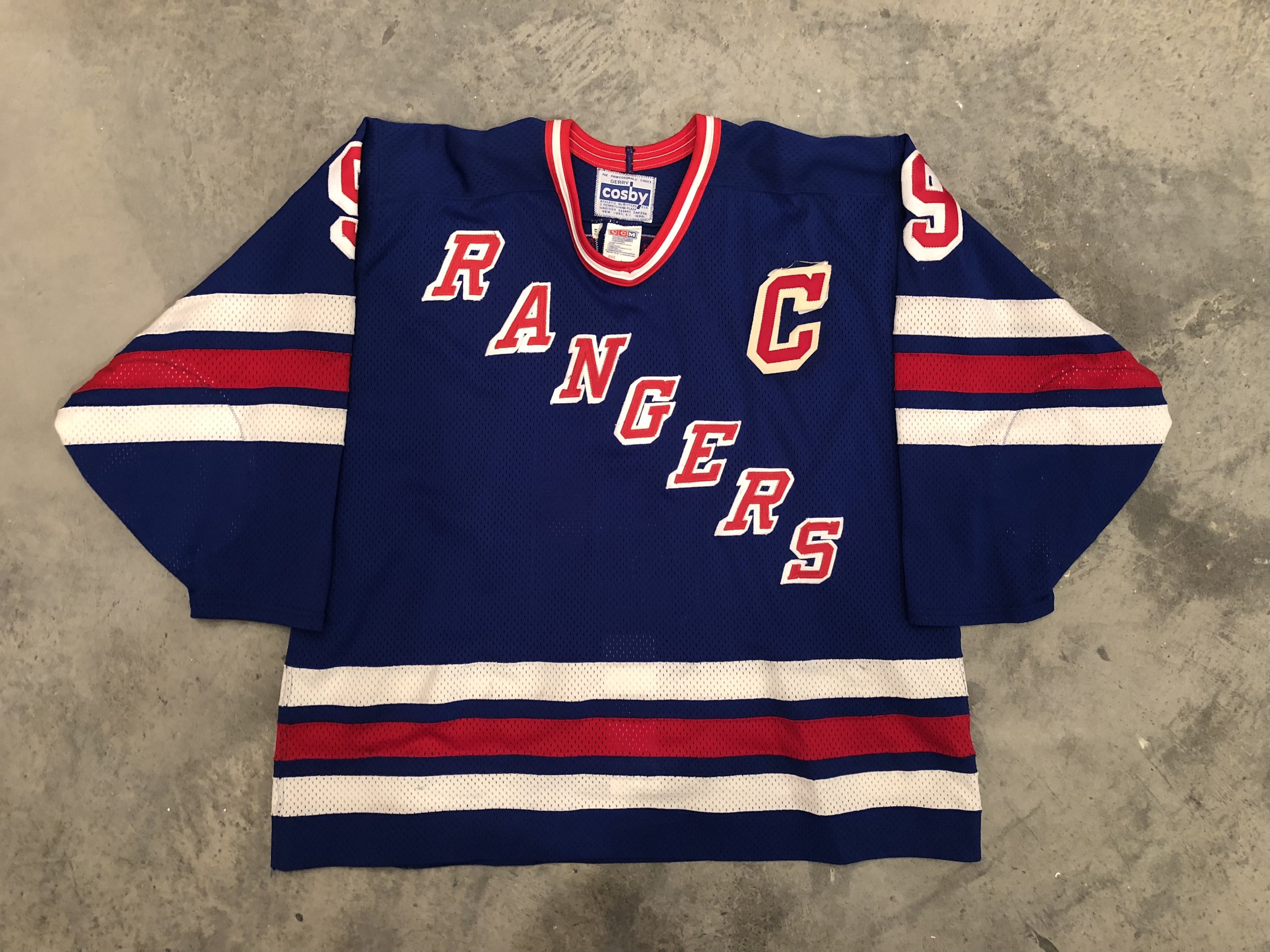 Mike Richter Rangers — Game Worn Goalie Jerseys