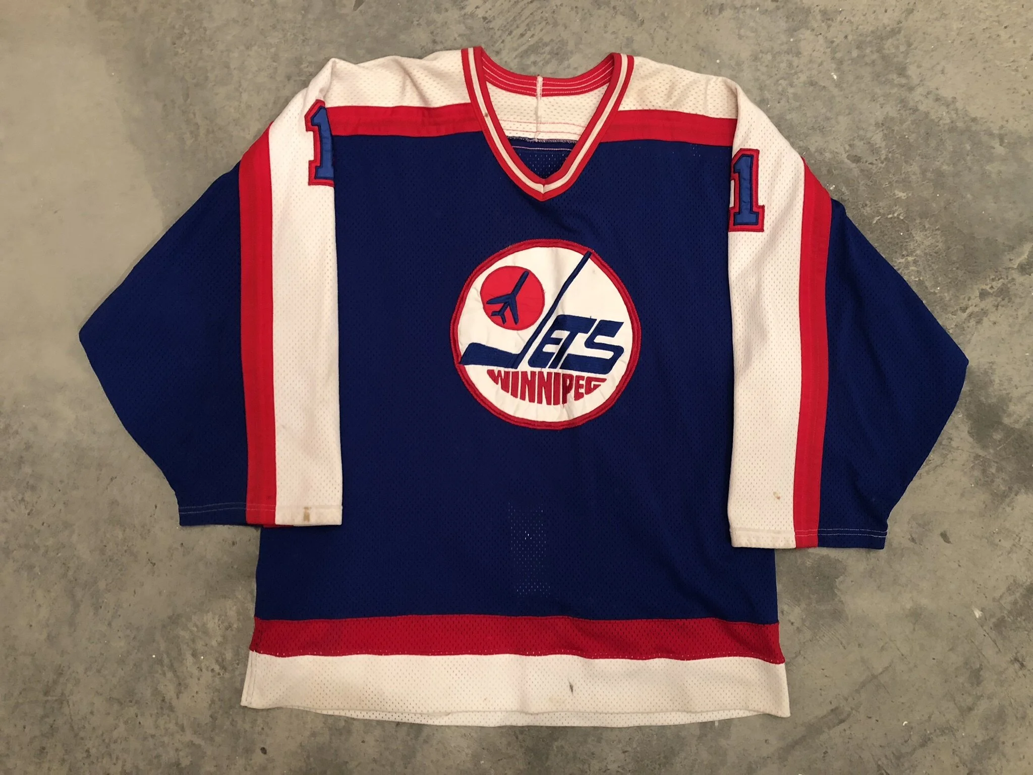 winnipeg jets game worn jersey