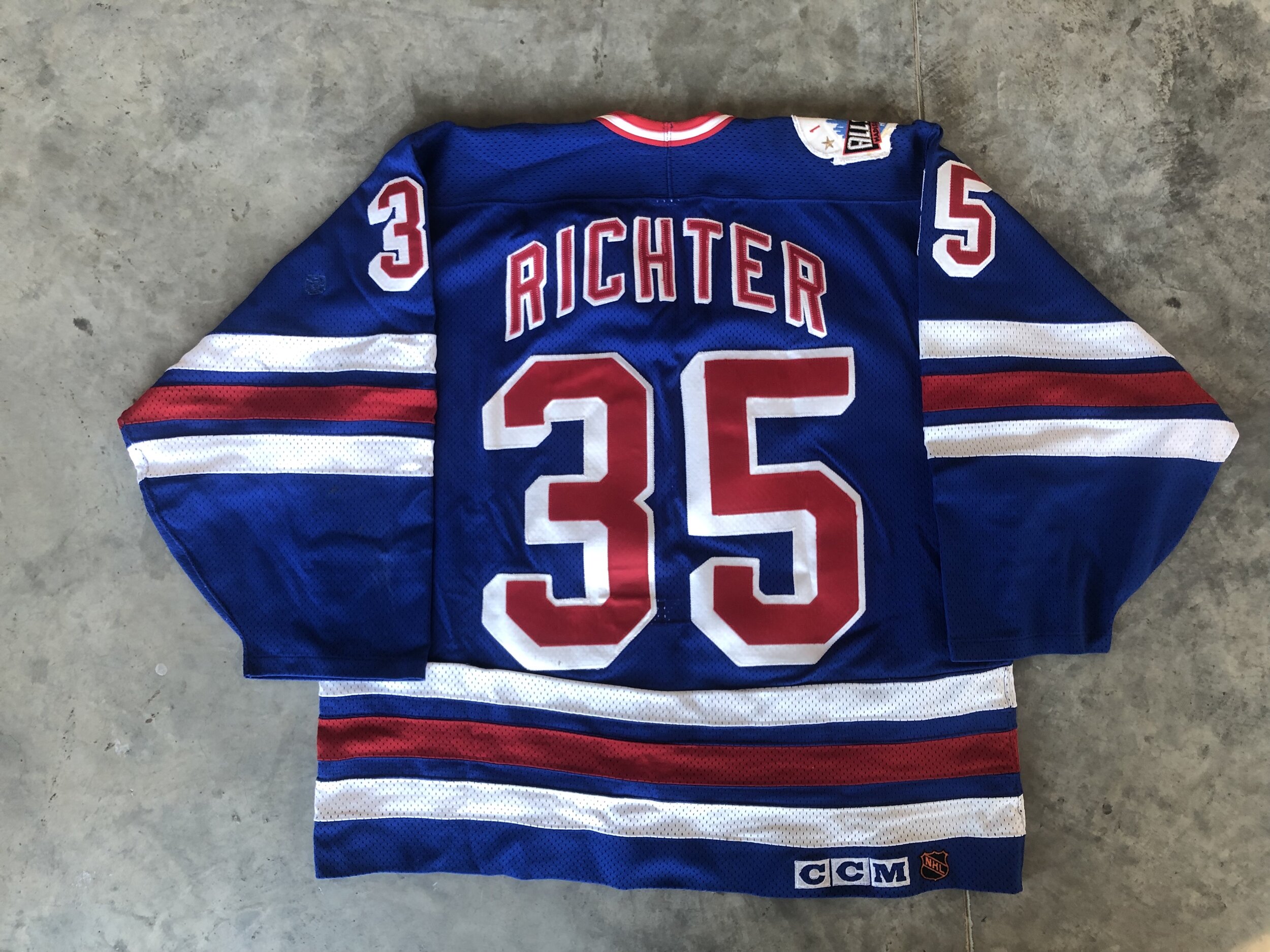 Mike Richter Hockey Jerseys, Custom NHL Throwback Jerseys