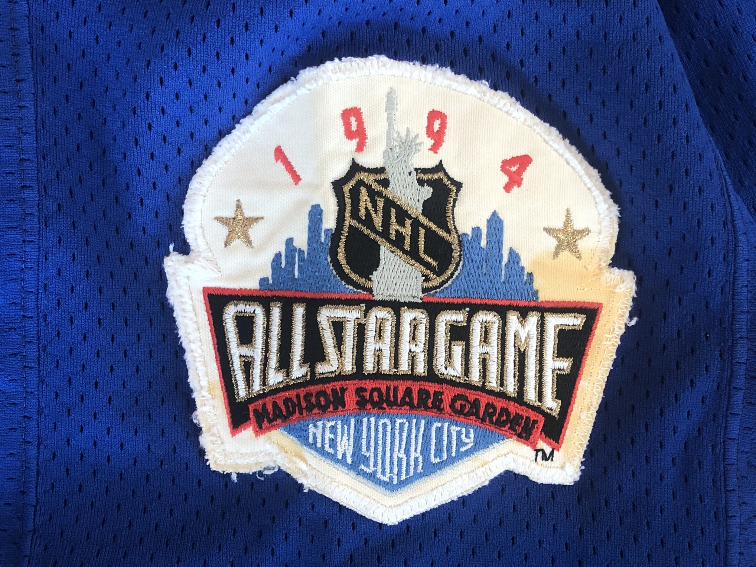 1994 NHL Stanley Cup Jersey Patch New York Rangers vs
