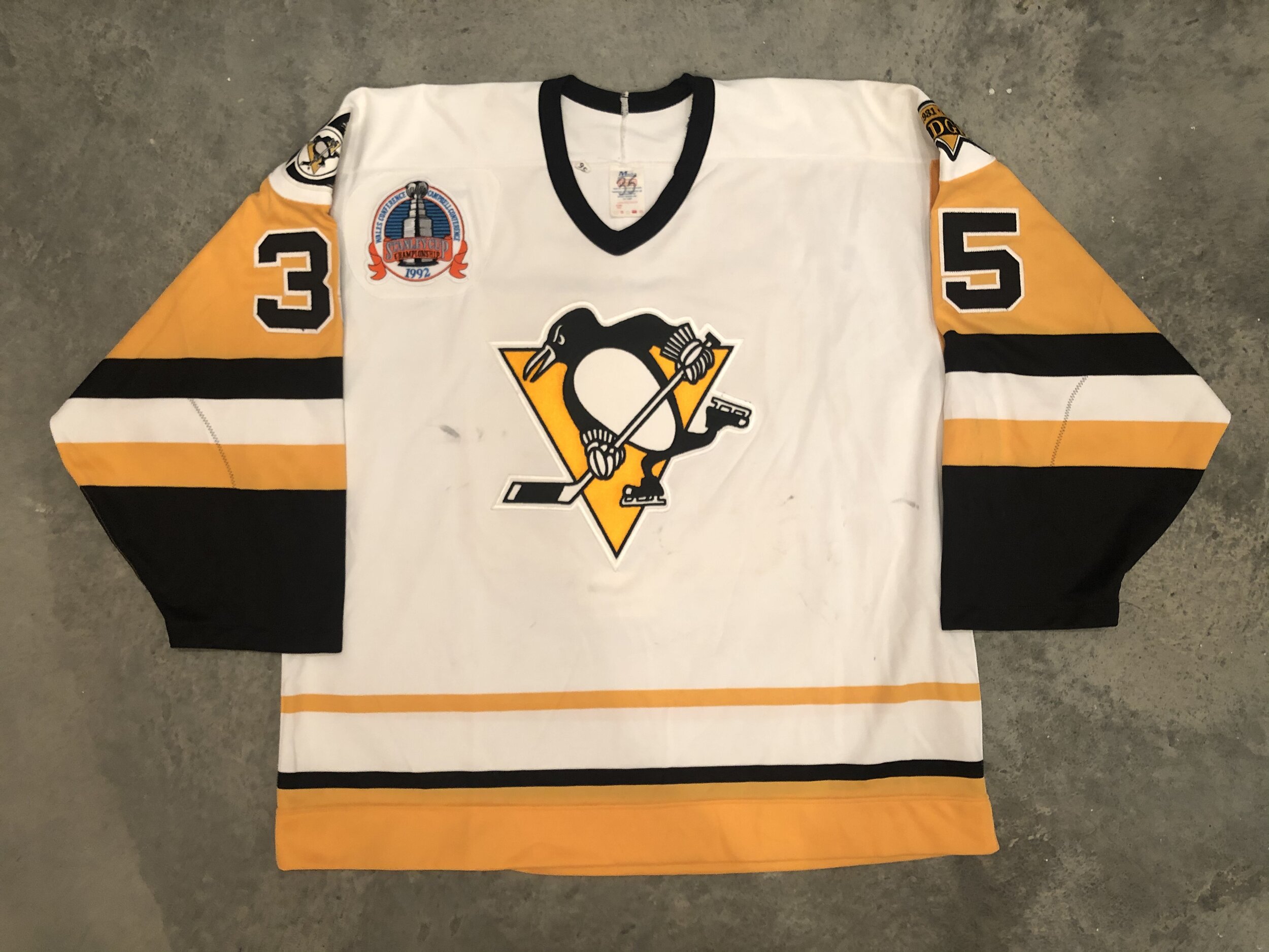 penguins game worn jerseys