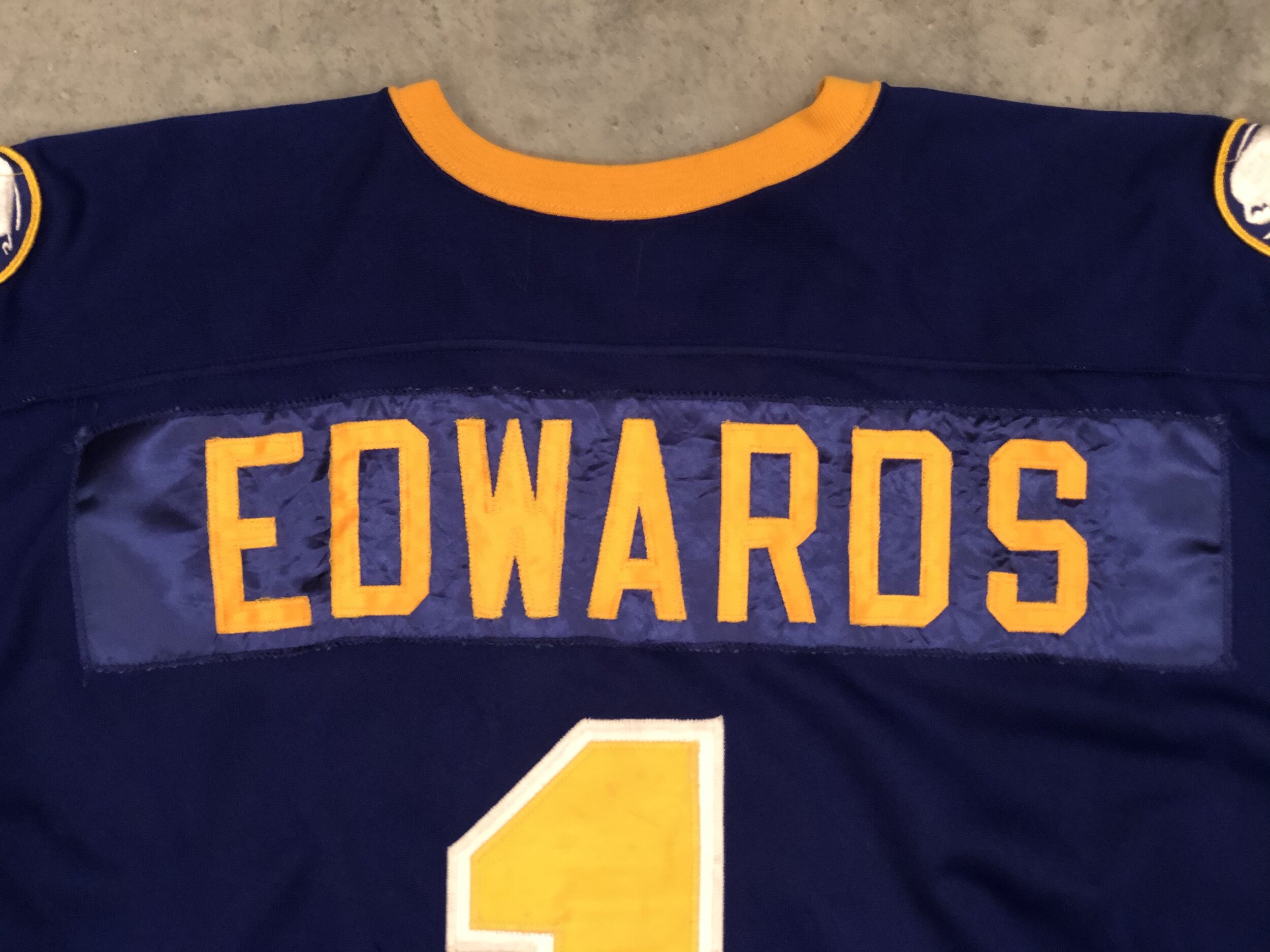 Don Edwards Flames — Game Worn Goalie Jerseys