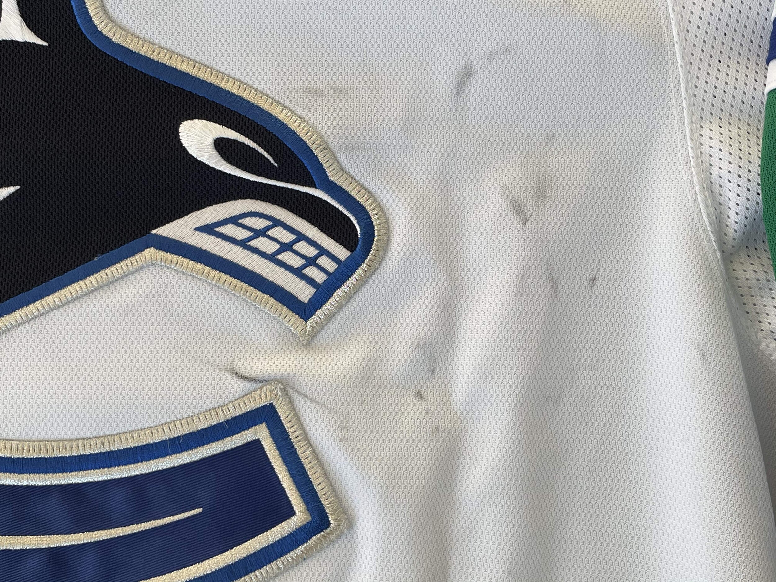 Thatcher Demko Canucks — Game Worn Goalie Jerseys