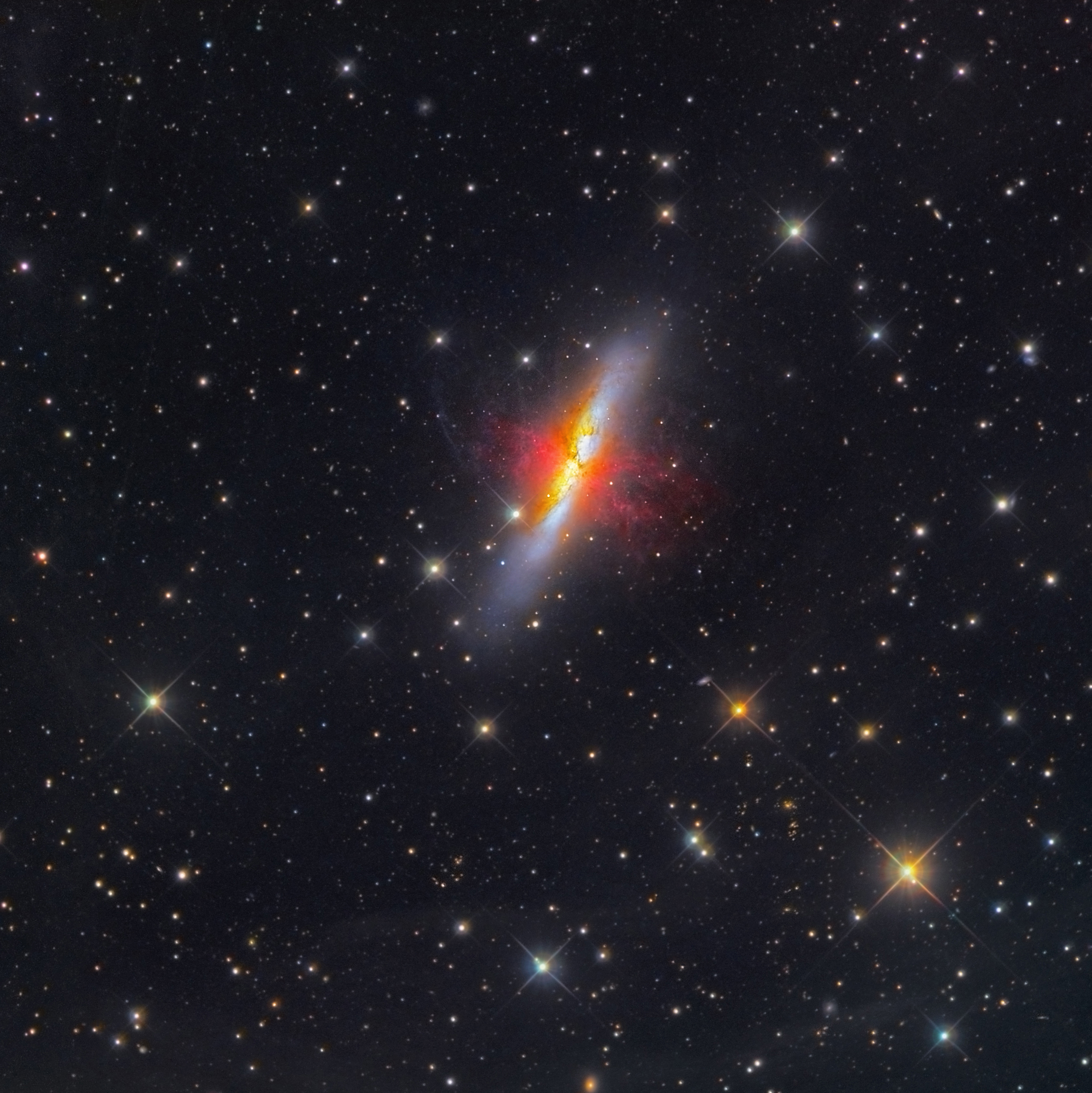 M82 the Cigar Galaxy (DGRO-Rancho Hidalgo)
