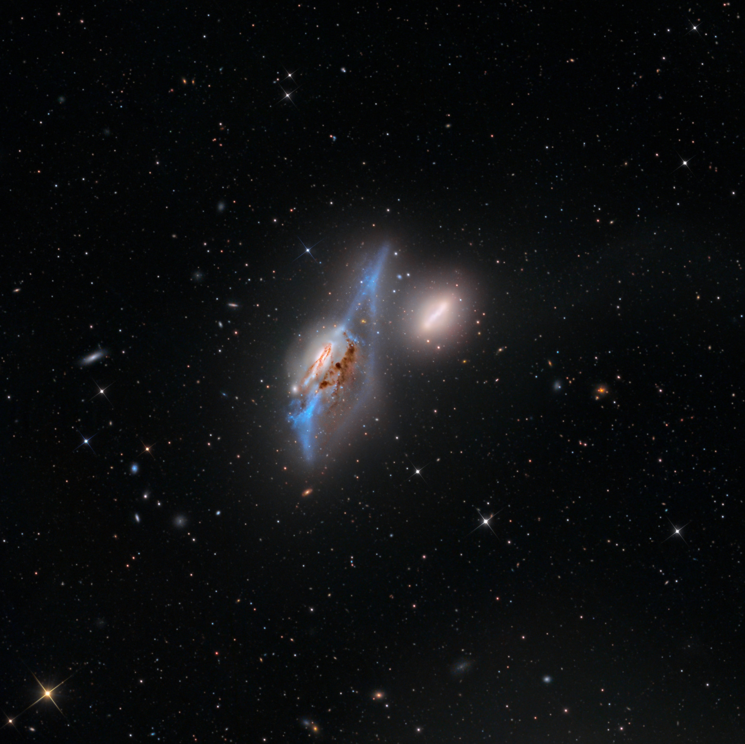 The Eyes Galaxies /NGC 4435-4438 (SWO at Rancho Hidalgo))