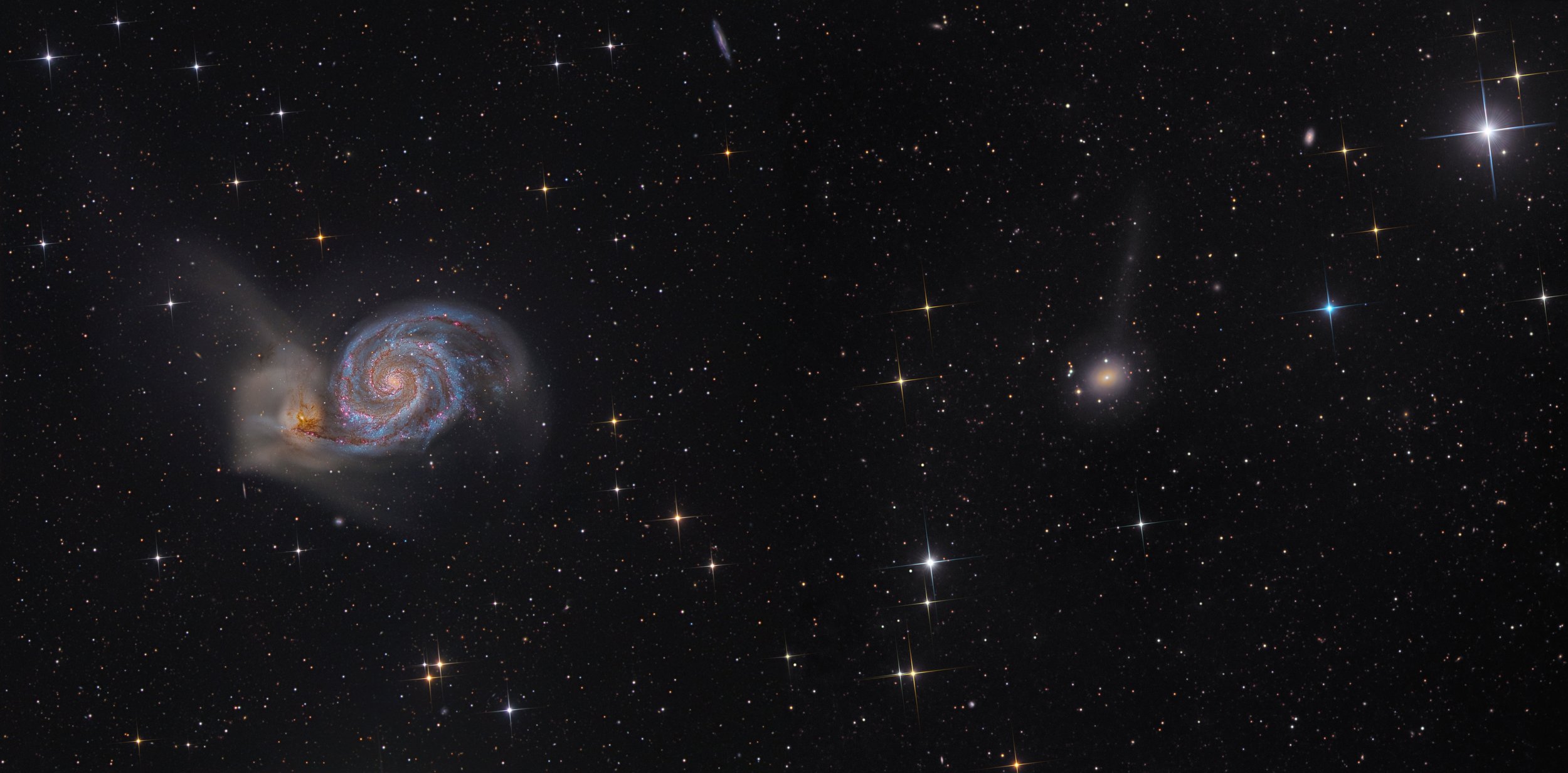 NGC 5198 and M51 Mosaic