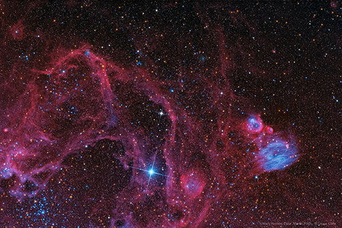 NGC 1949 IN LMC (Large Magellanic cloud)
