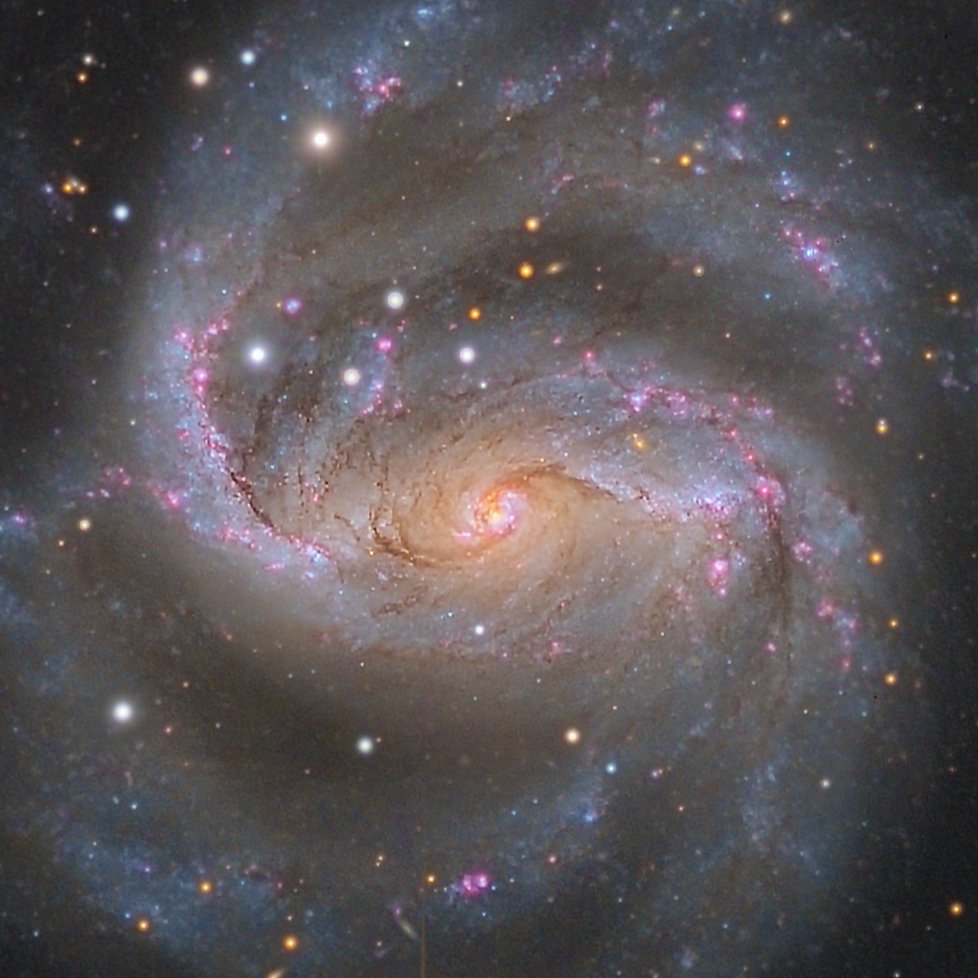  “Beautiful Barred Bars of NGC 1672”