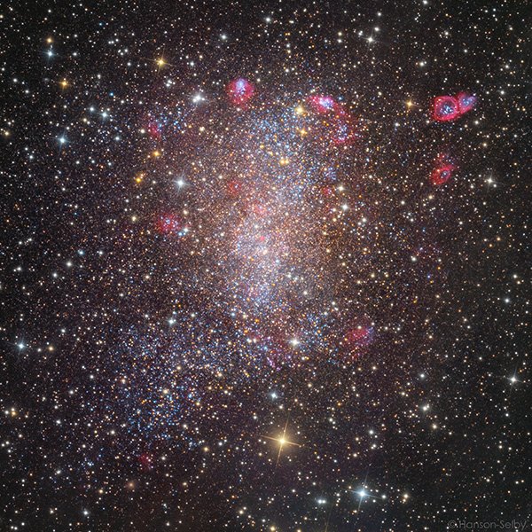 NGC 6822 Barnards Galaxy