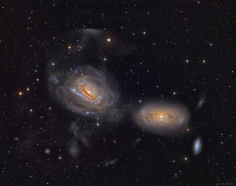 NGC 3169 "The Scorpion Galaxy"