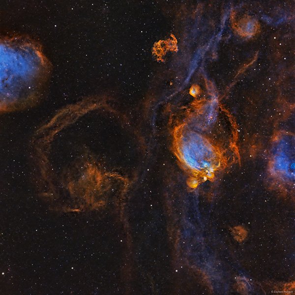 Nested Bubbles of the Northeastern SMC