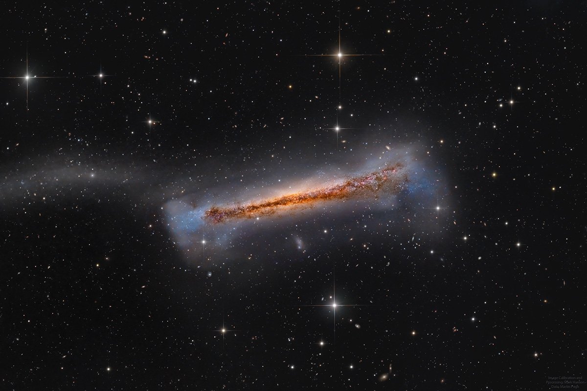 NGC 3628, Hamburger Galaxy or Sarah's Galaxy
