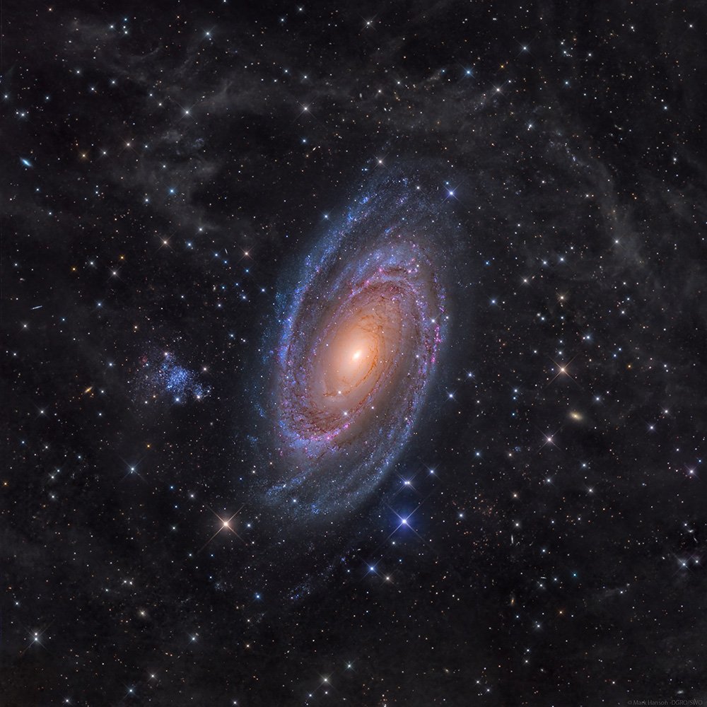 M81 spiral Galaxy (DGRO and SWO-Rancho Hidalgo)