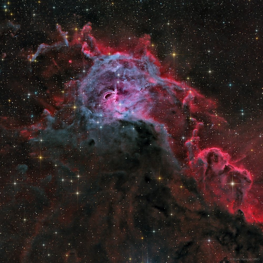 Ced 90 or Sh2-297 in the Seagull Nebula