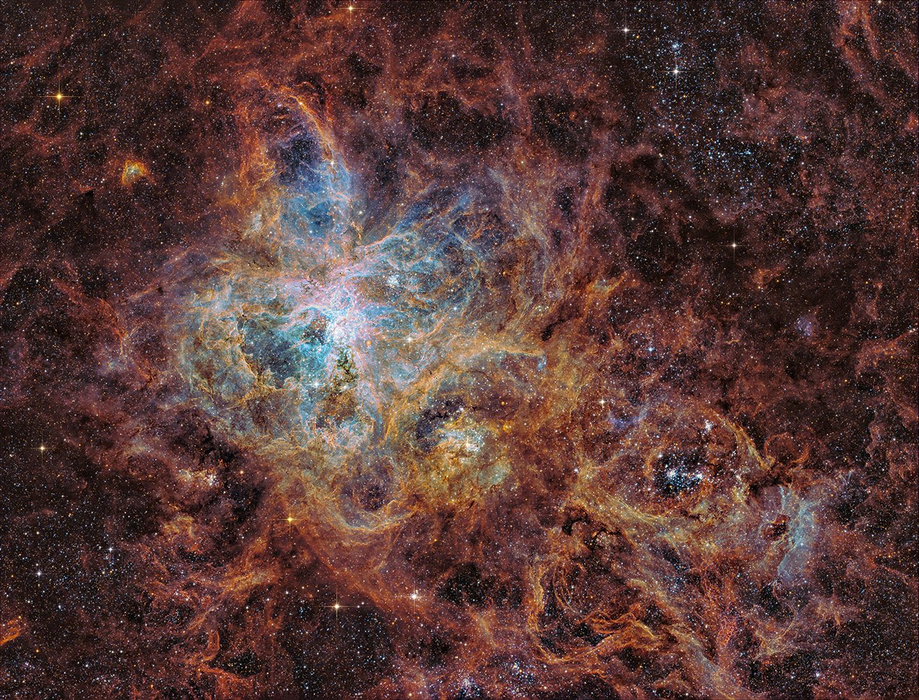 NGC 2070 in Doradus Tarantula Nebula
