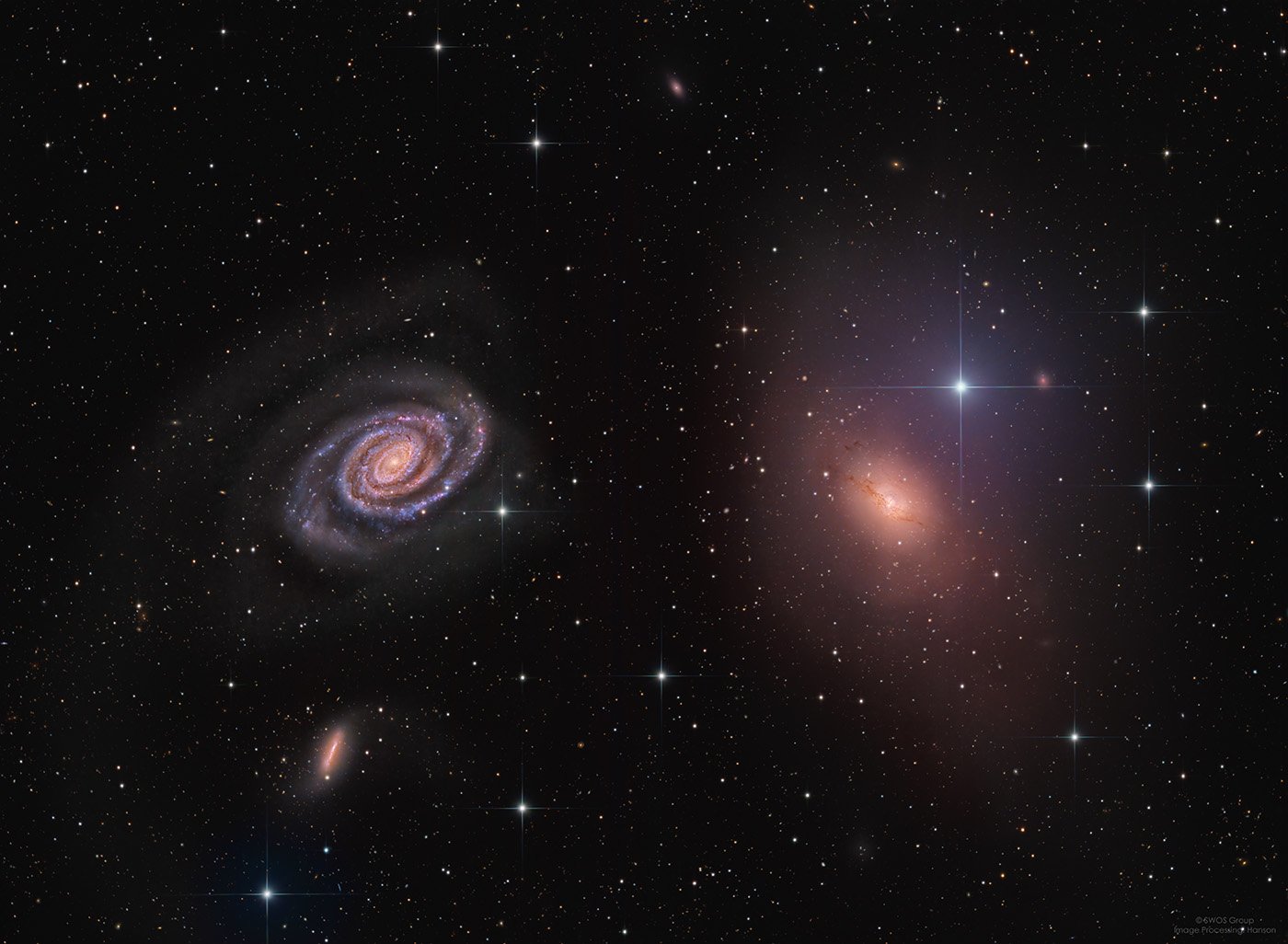 NGC 5364 & NGC 5363: Behind the Lines