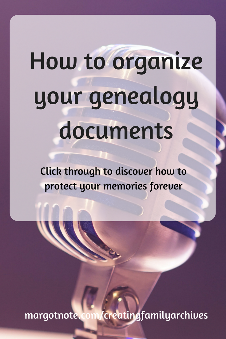 How to organize your genealogy documents
