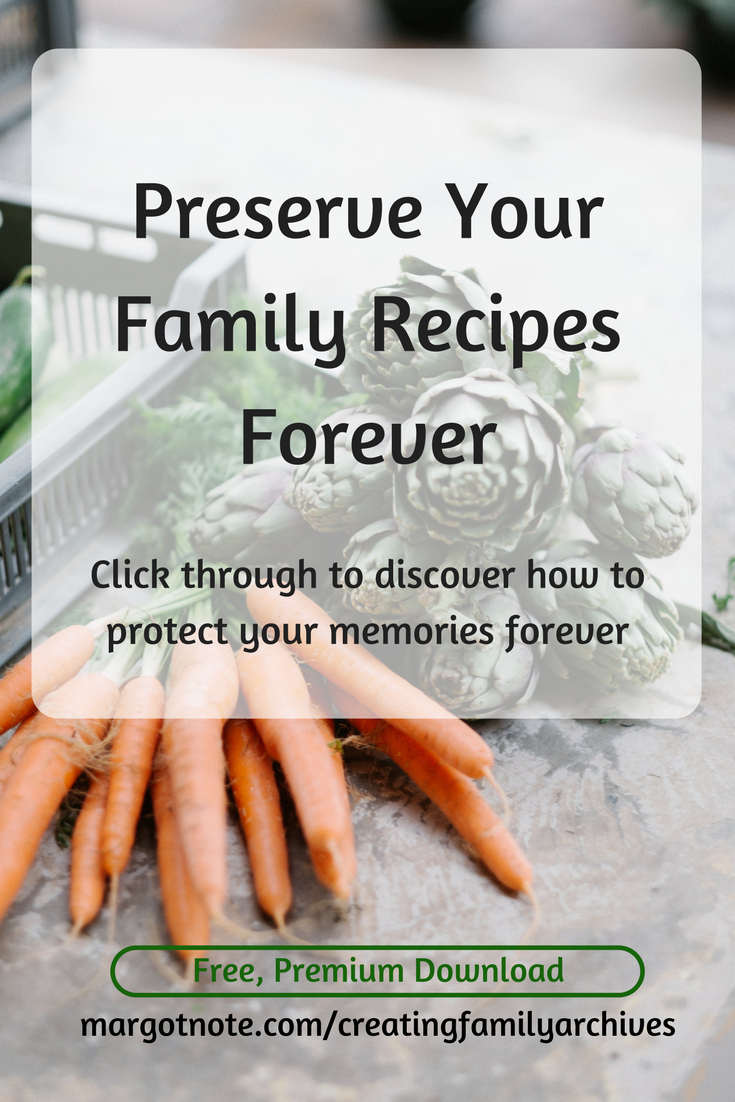 Preserve Your Family Recipes Forever