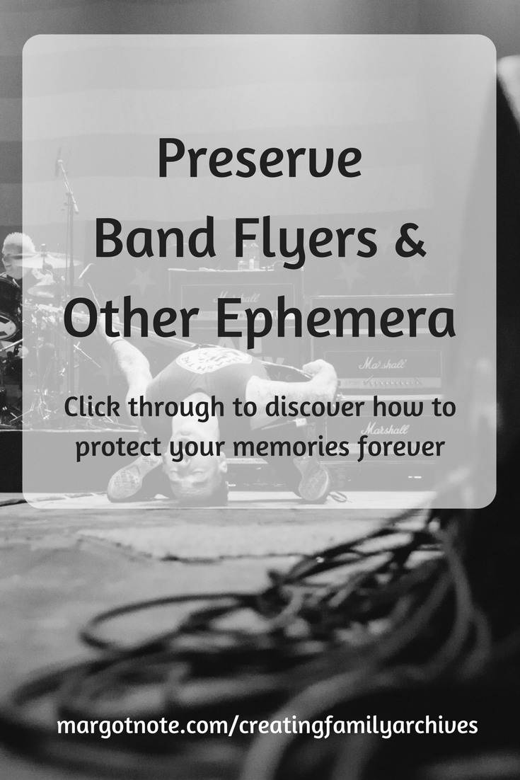 Preserve Band Flyers and Other Ephemera