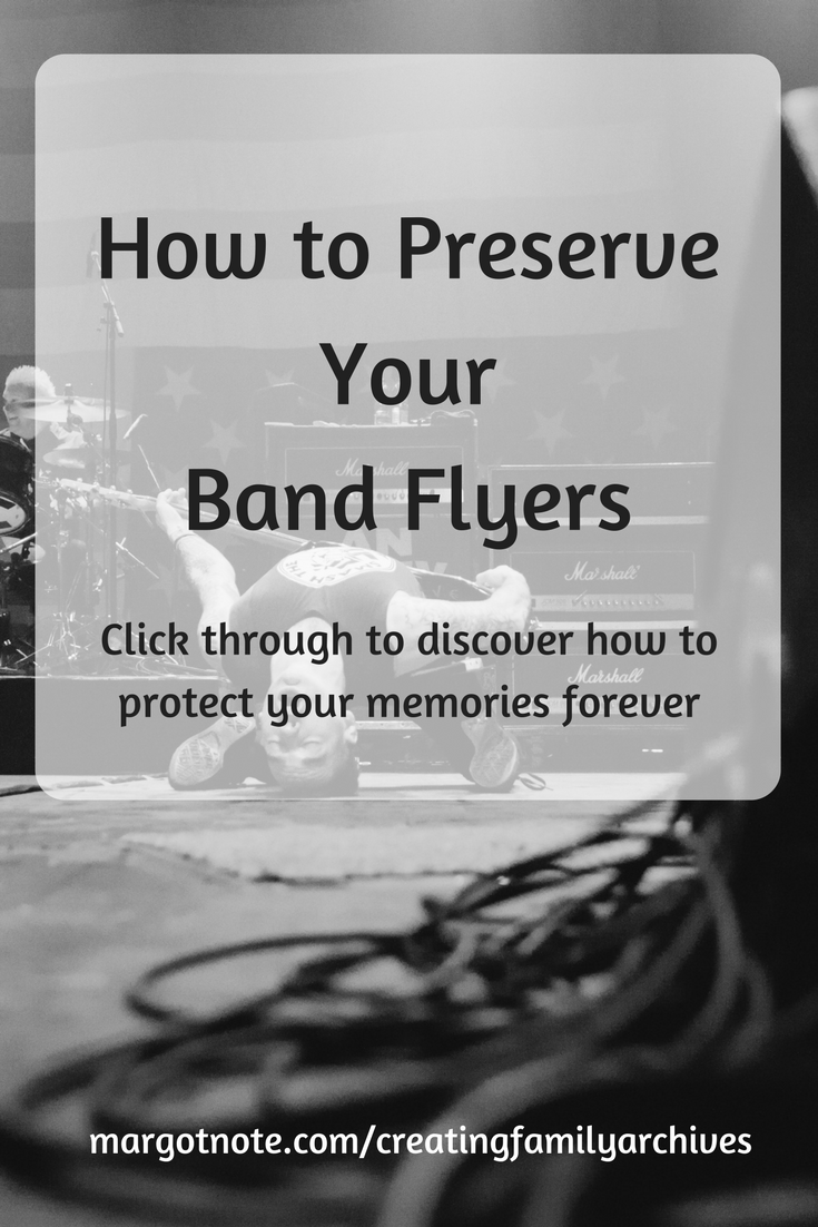 How to Preserve Your Band Flyers