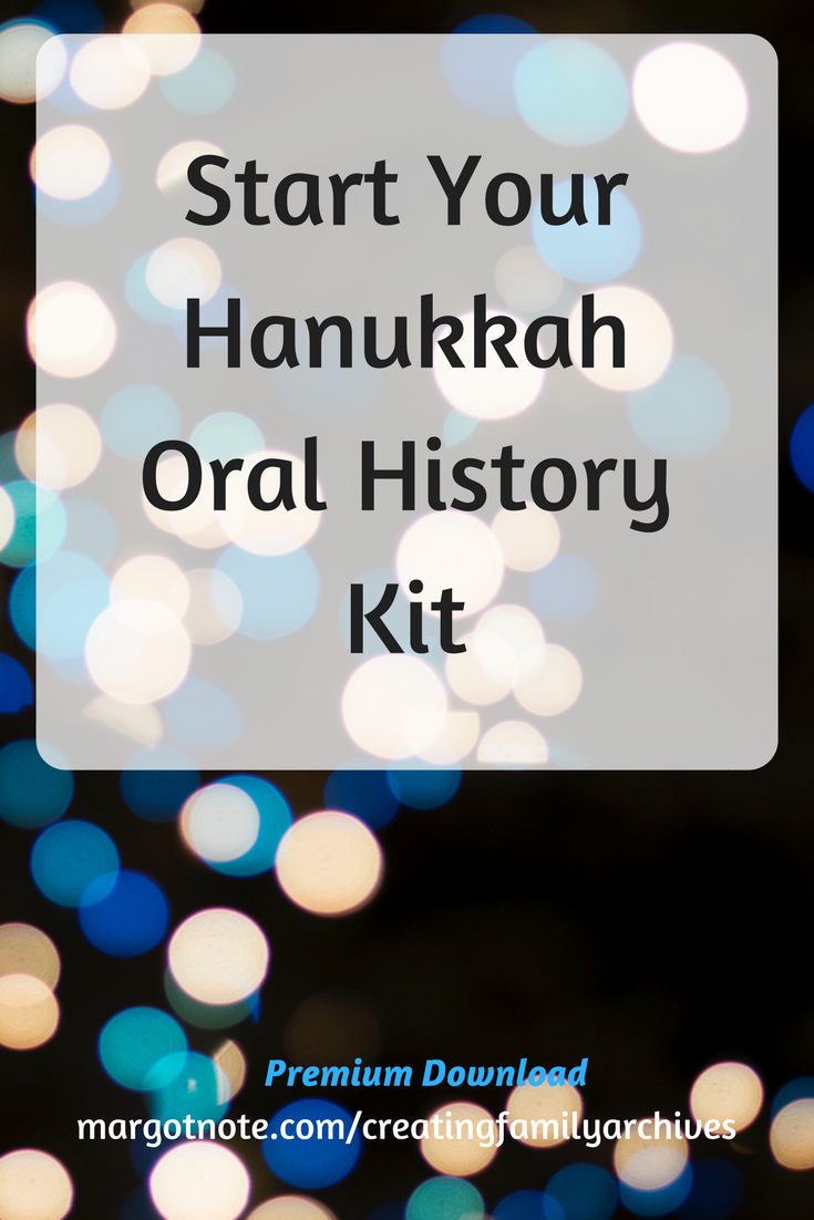 Start Your Hanukkah Oral History Kit