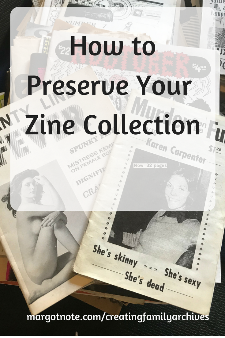 How to Preserve Your Zine Collection