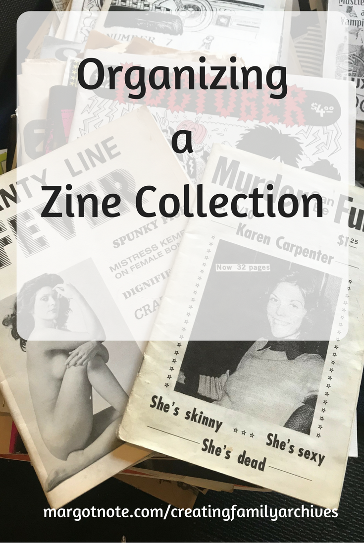 Organizing a Zine Collection