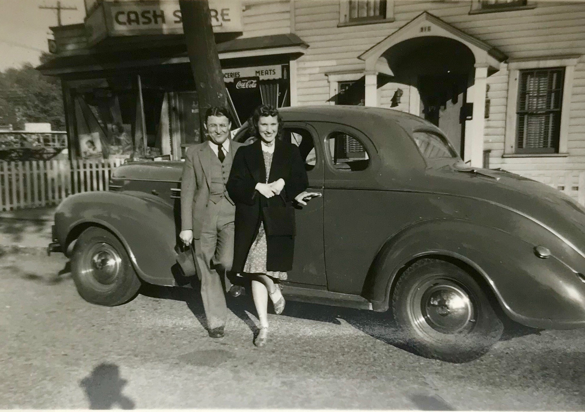 Newlyweds Ray and Ann, 1941