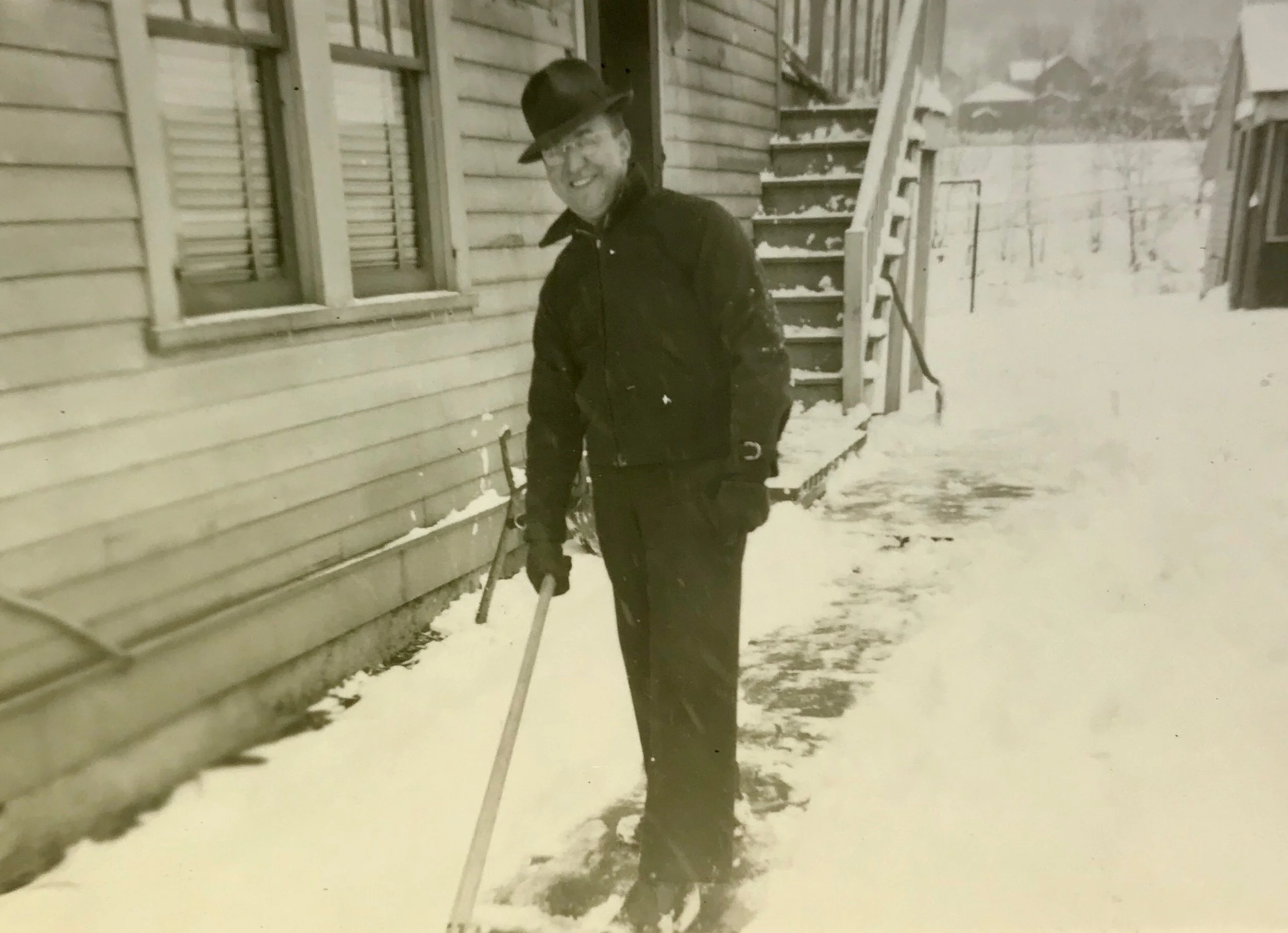My grandmother wrote on the back of this photograph, "Ray Scranton, Pa 1941."