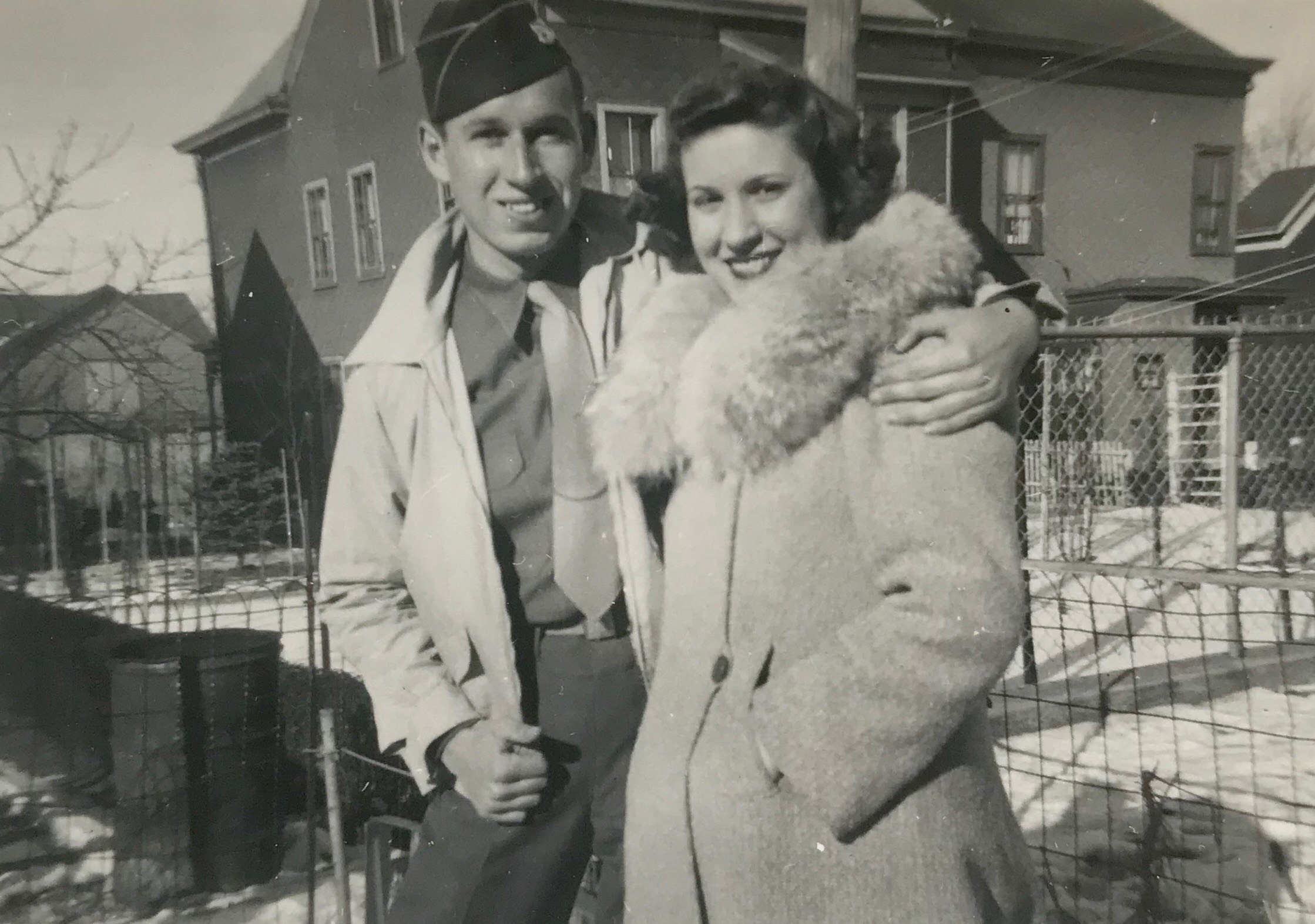 Grandma wrote on the back: "Joe Zabit and Ann Note."