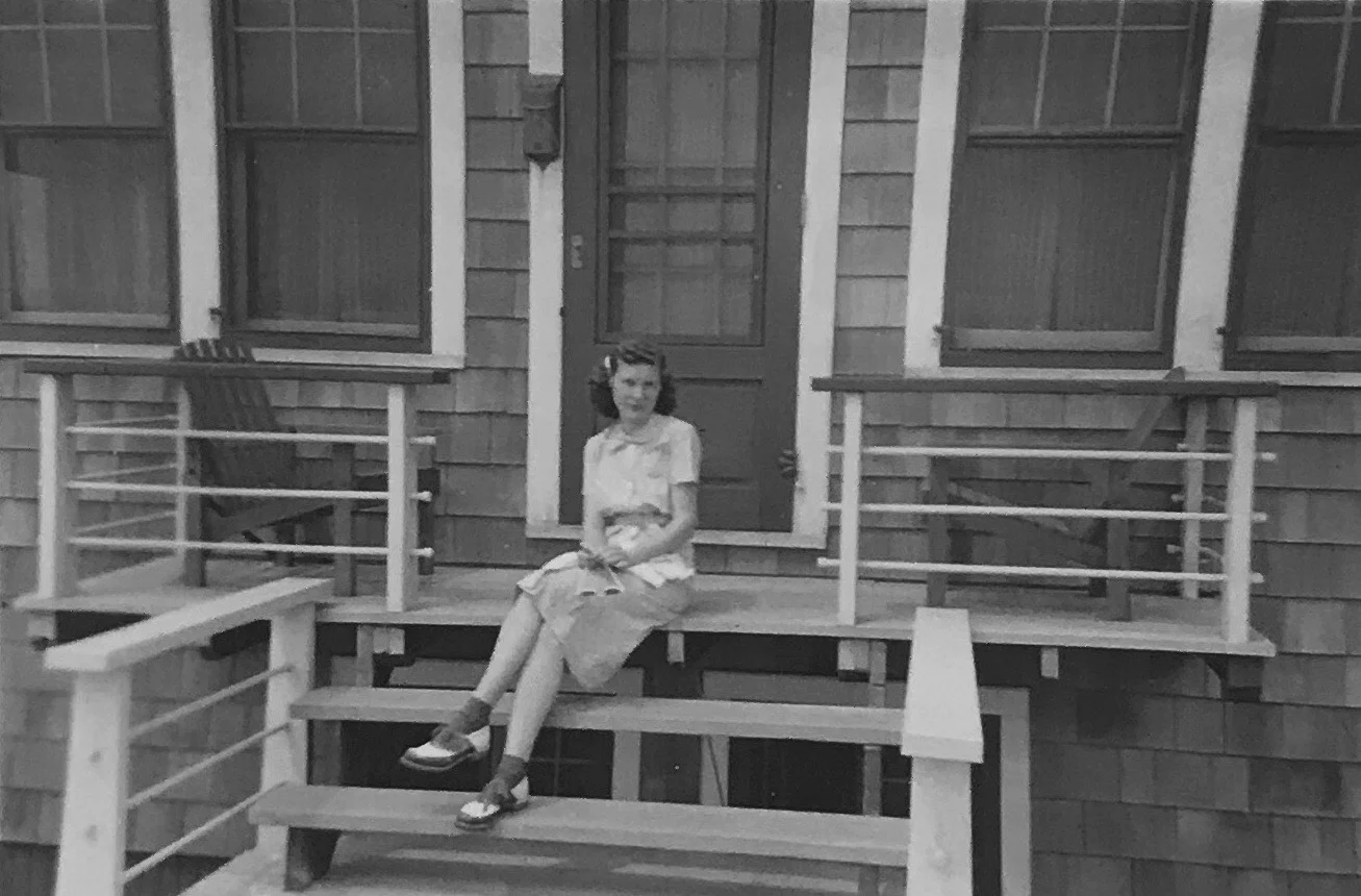 My grandma wrote on the back, "Pt. Pleasant, N.J. 1940 Honeymoon."