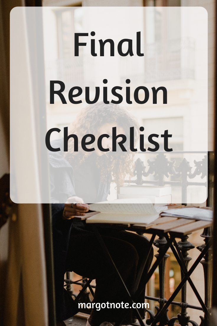 Final Revision Checklist