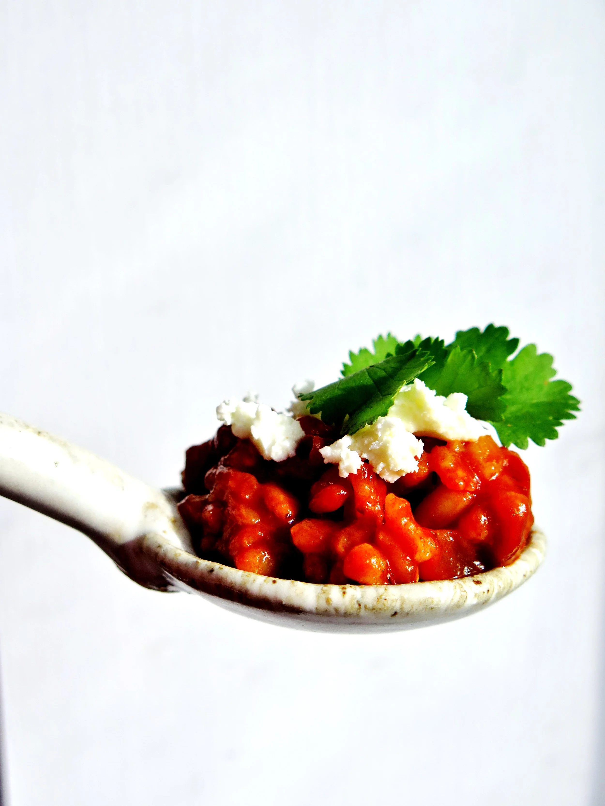 Smoky Tomato & Garlic Spelt Risotto with Crumbled Feta - Recipe
