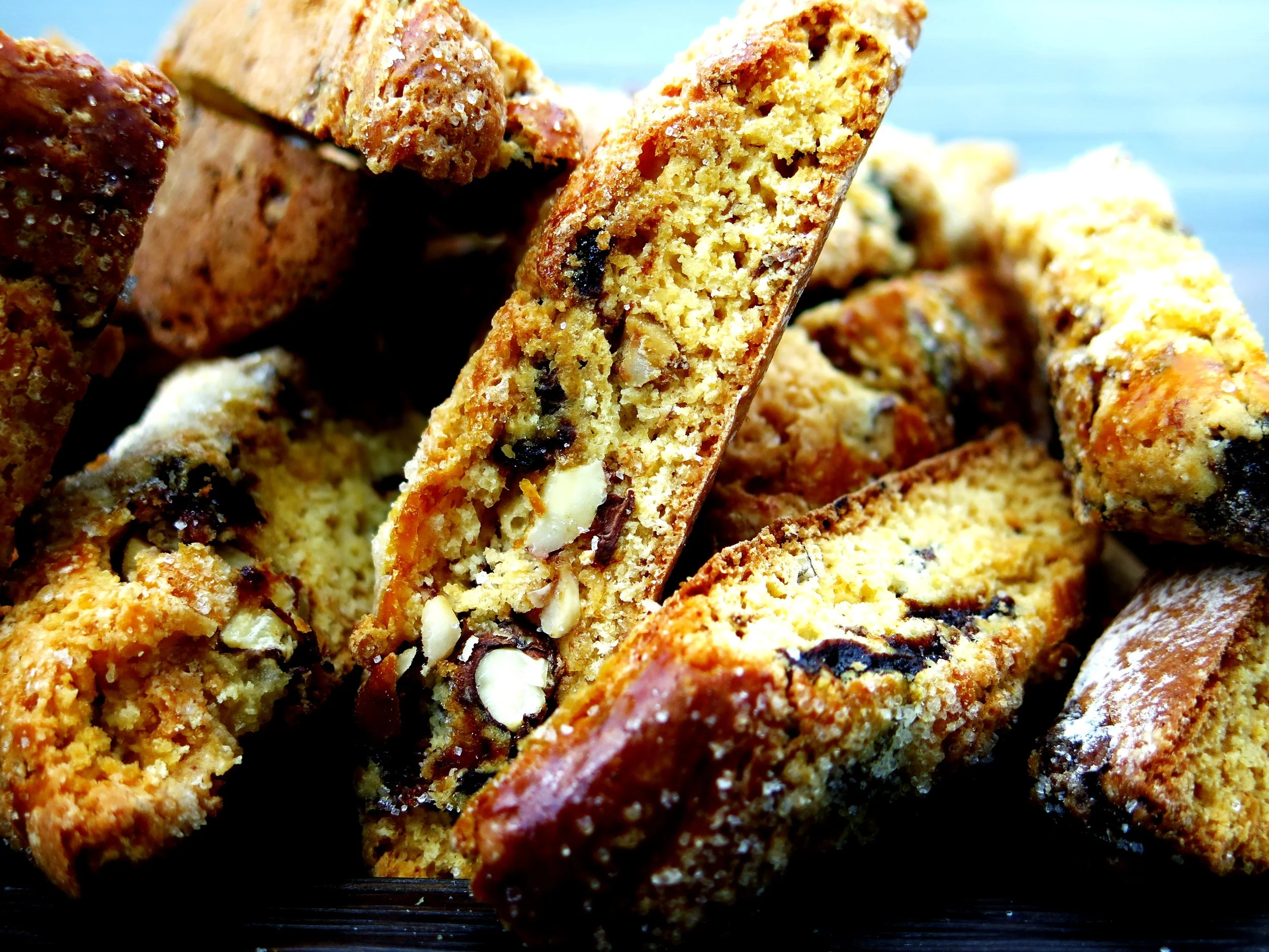 Candied Ginger & Orange Hazelnut Biscotti - Recipe