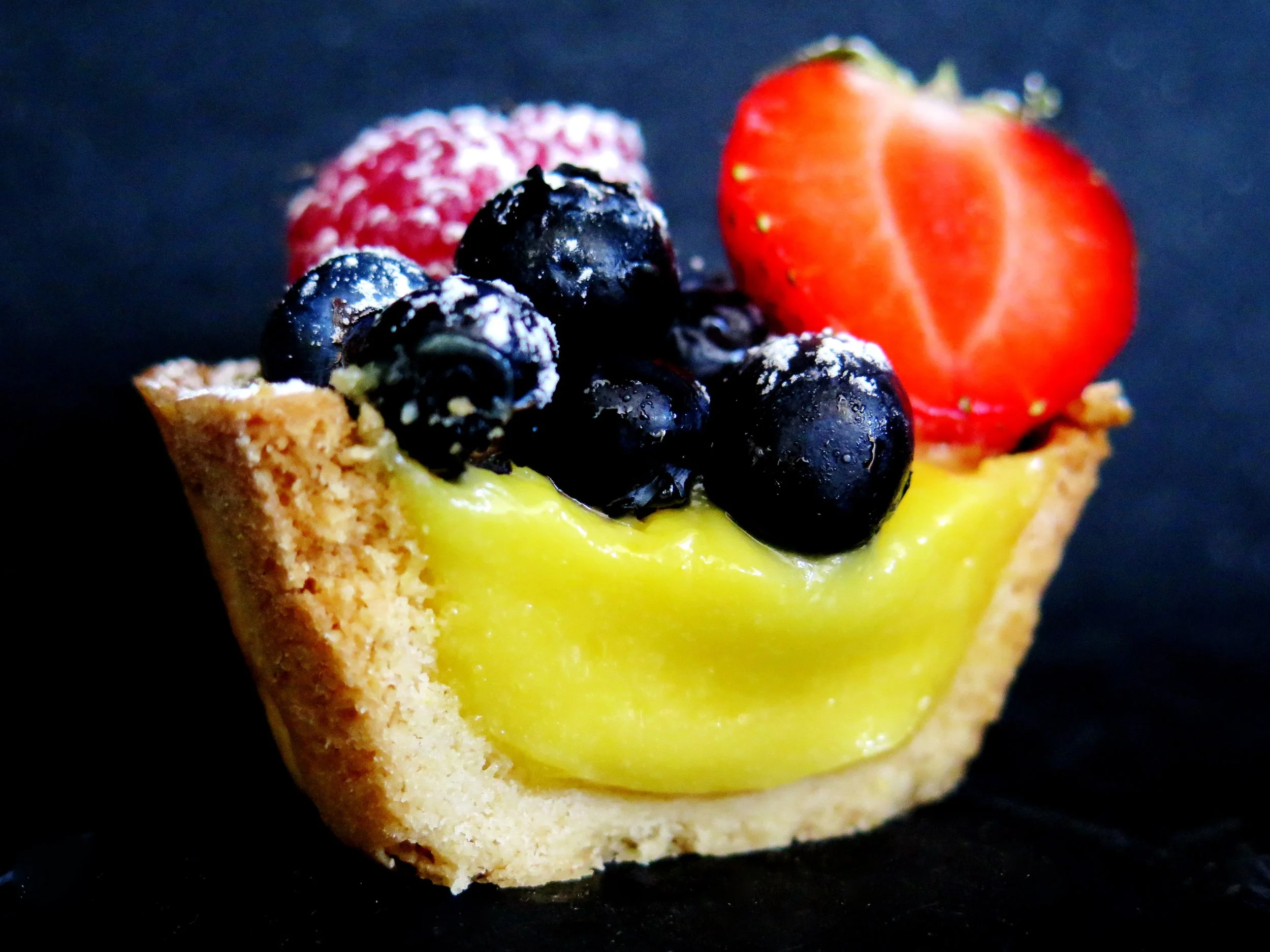 Summer Berry Lemon Curd Tarts