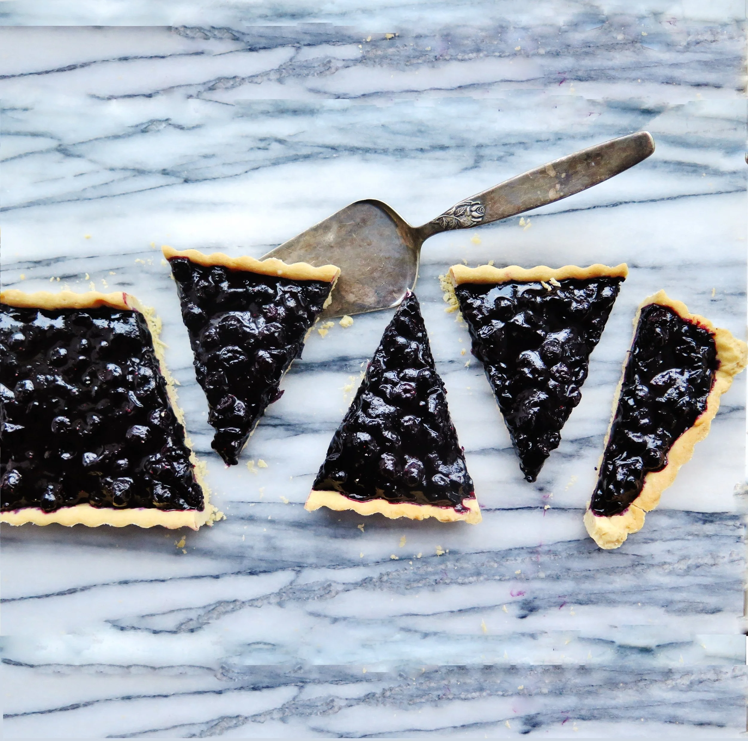 Spiced Blueberry Tart