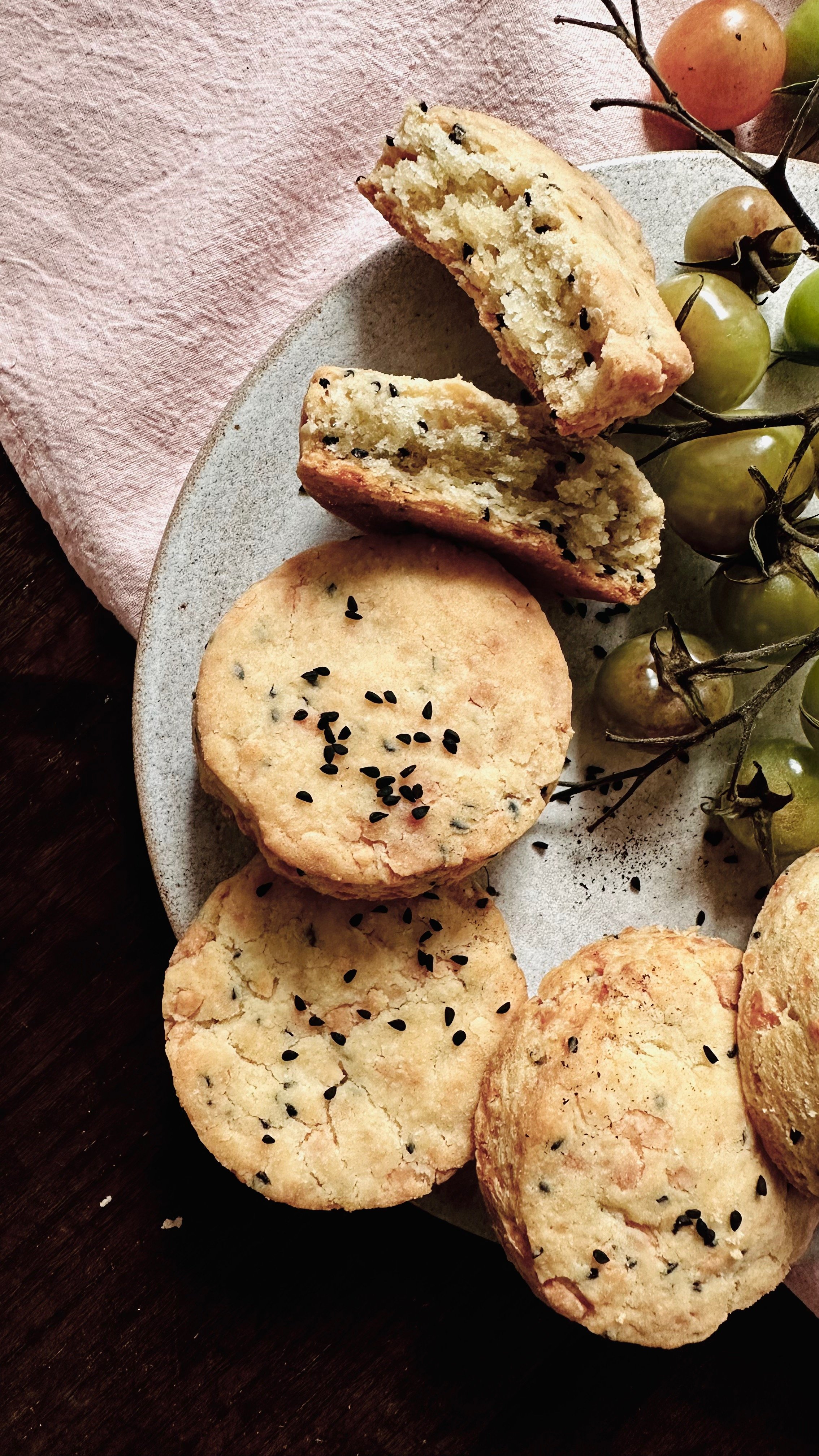 Triple Cheese Biscuits Recipe — Culina Sophia
