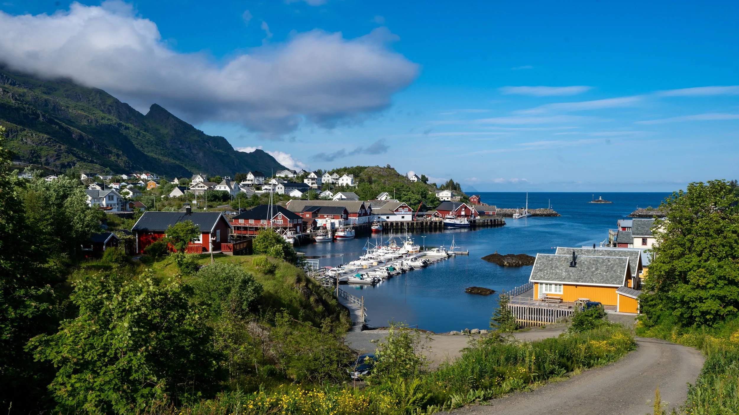 Arrival in Sørvågen