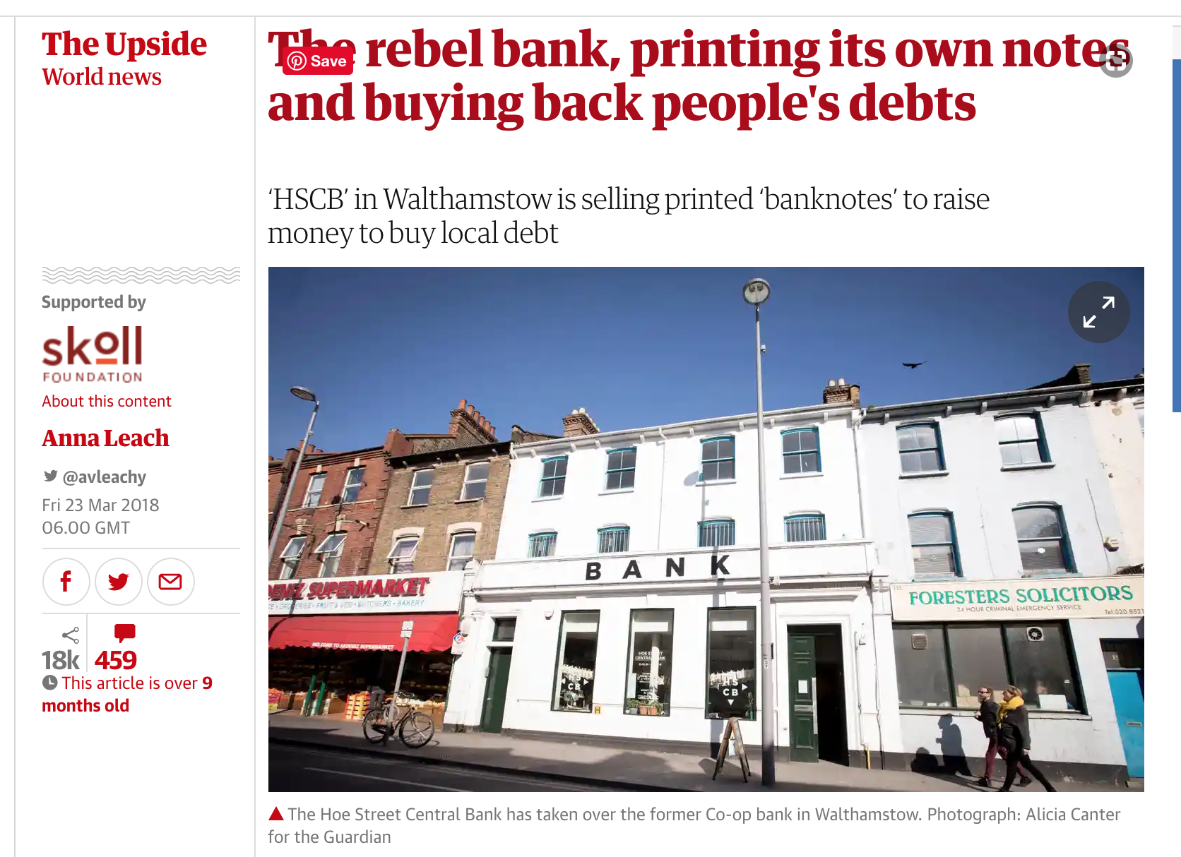 Anna Leach’s piece in the Guardian was shared just shy of 19k times - and it represented a turning point for us in 2018 - it was proof that the concept did work and people were up for it.