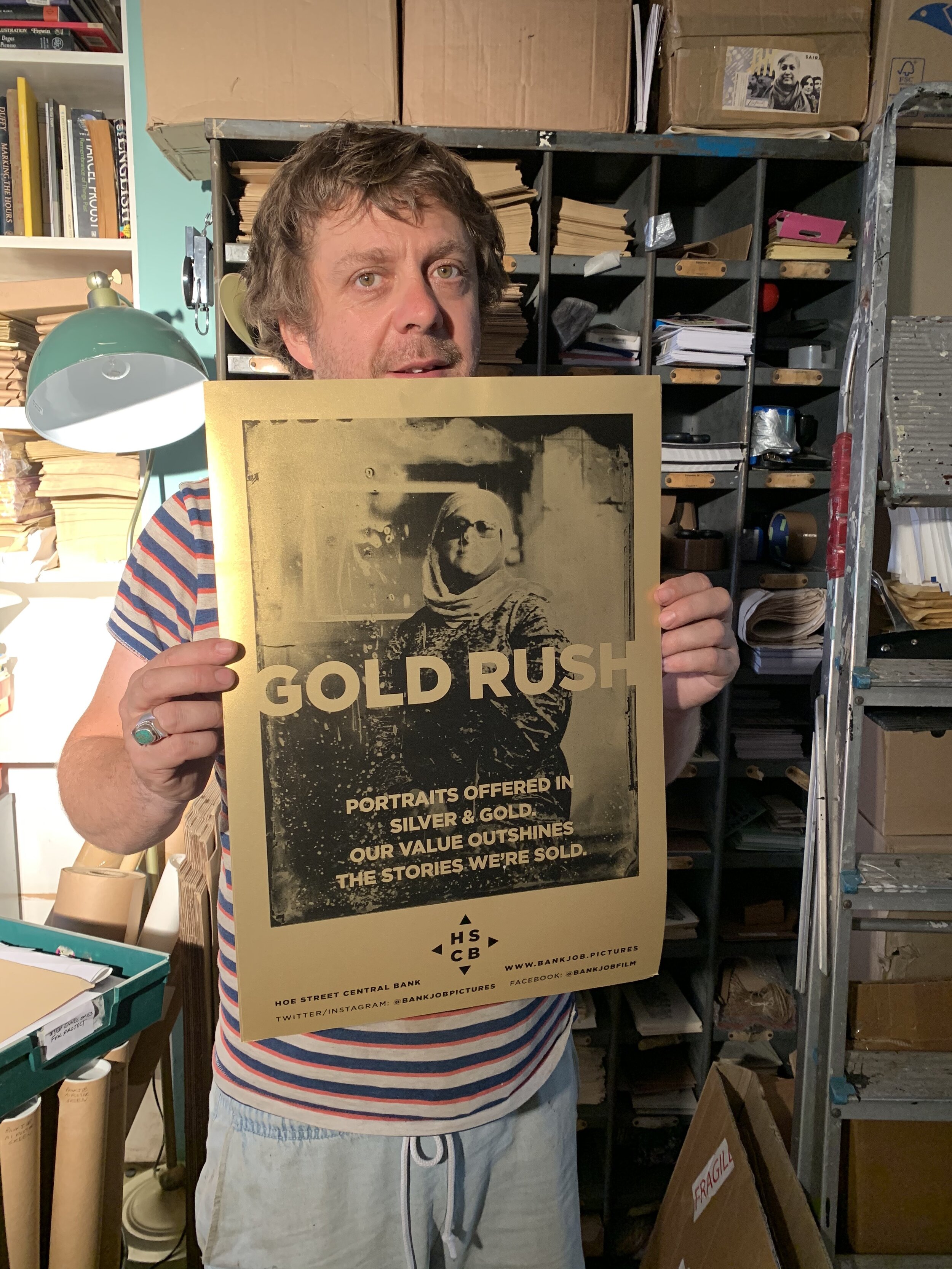 A2 Golden 'Goldrush' poster (Saira)