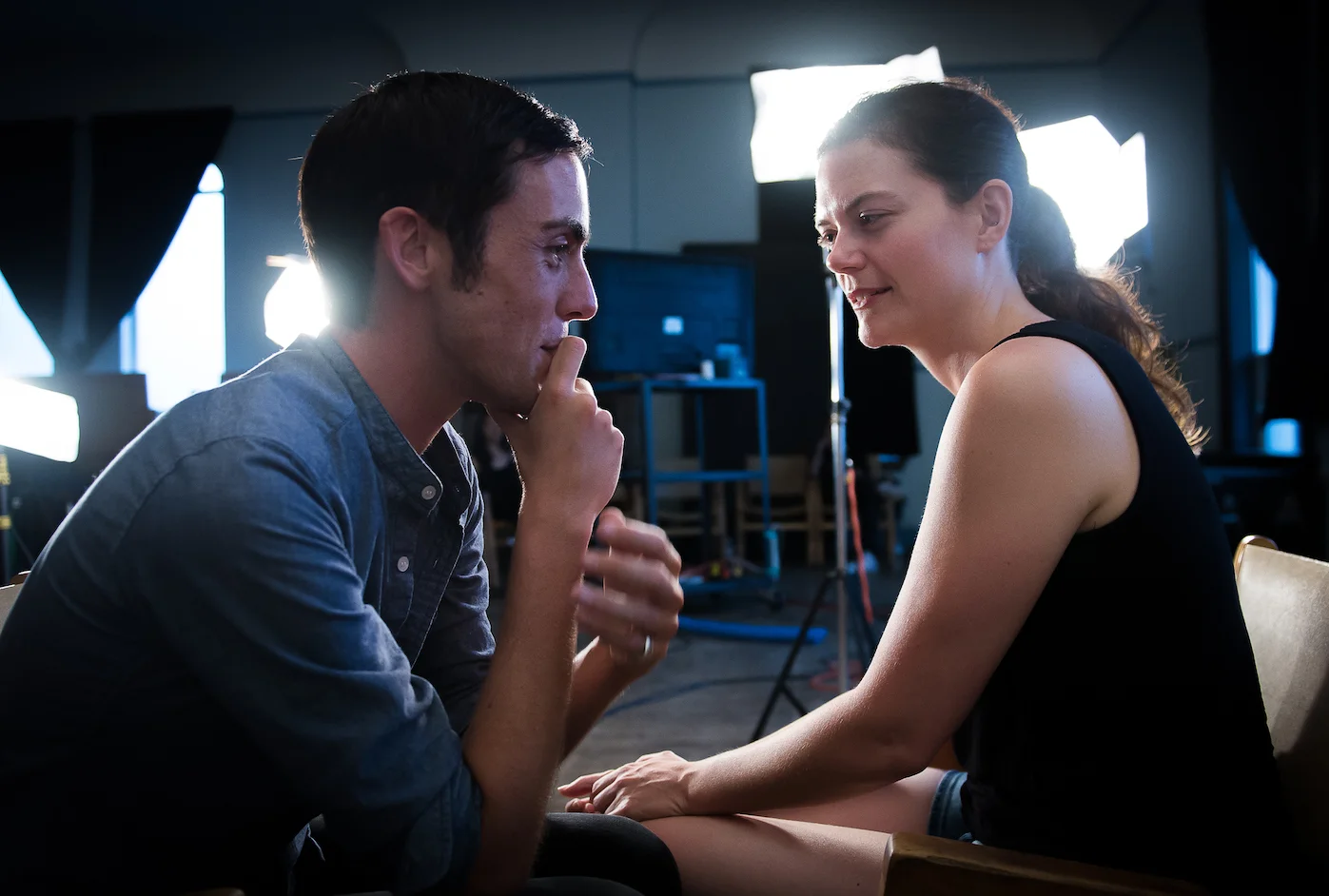 On Camera - In Studio.