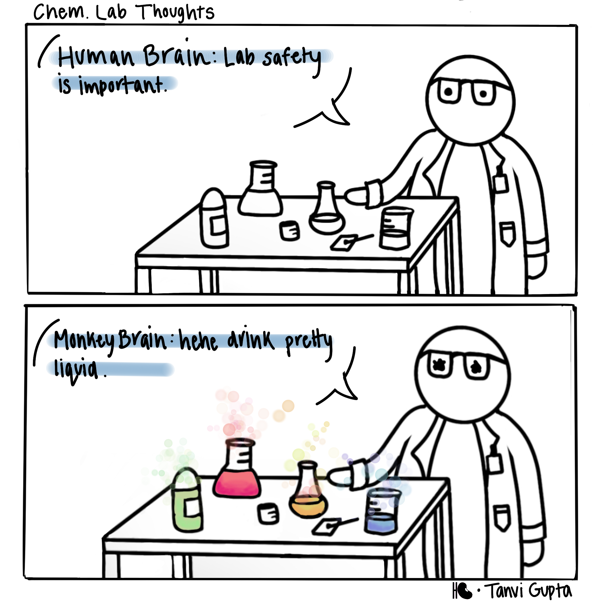Human Beans #8: Chem Lab Thoughts
