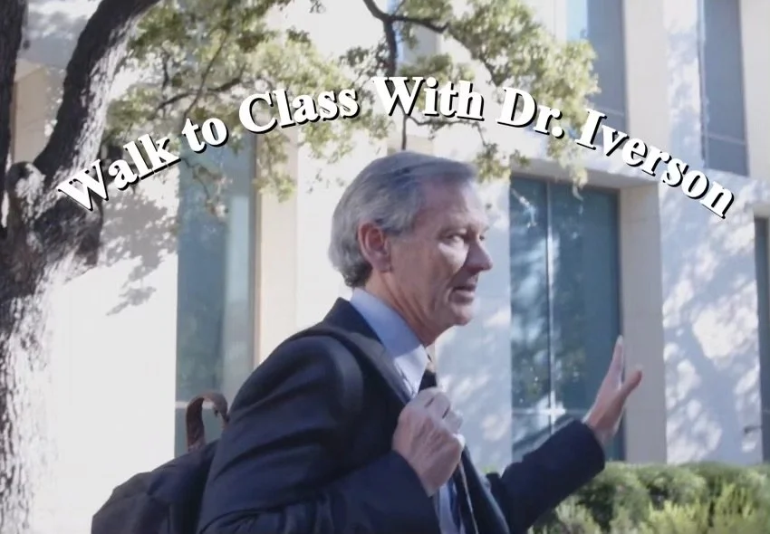 Walk to Class With Dr. Iverson