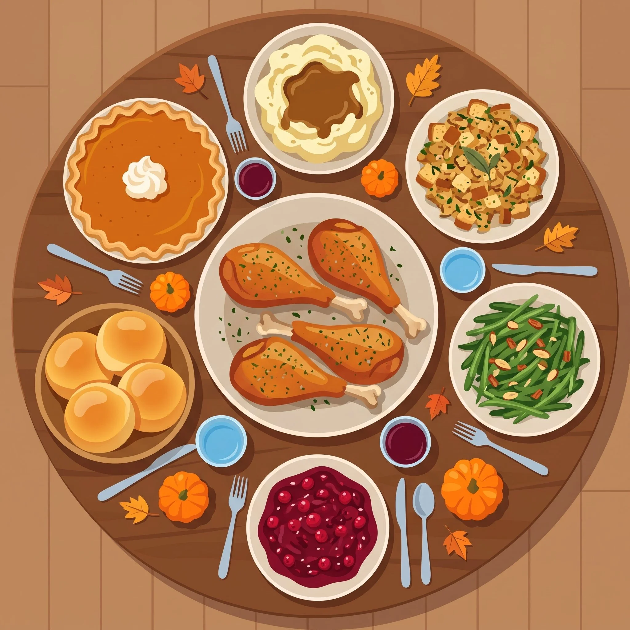 VITA Thanksgiving Catering - serves 4