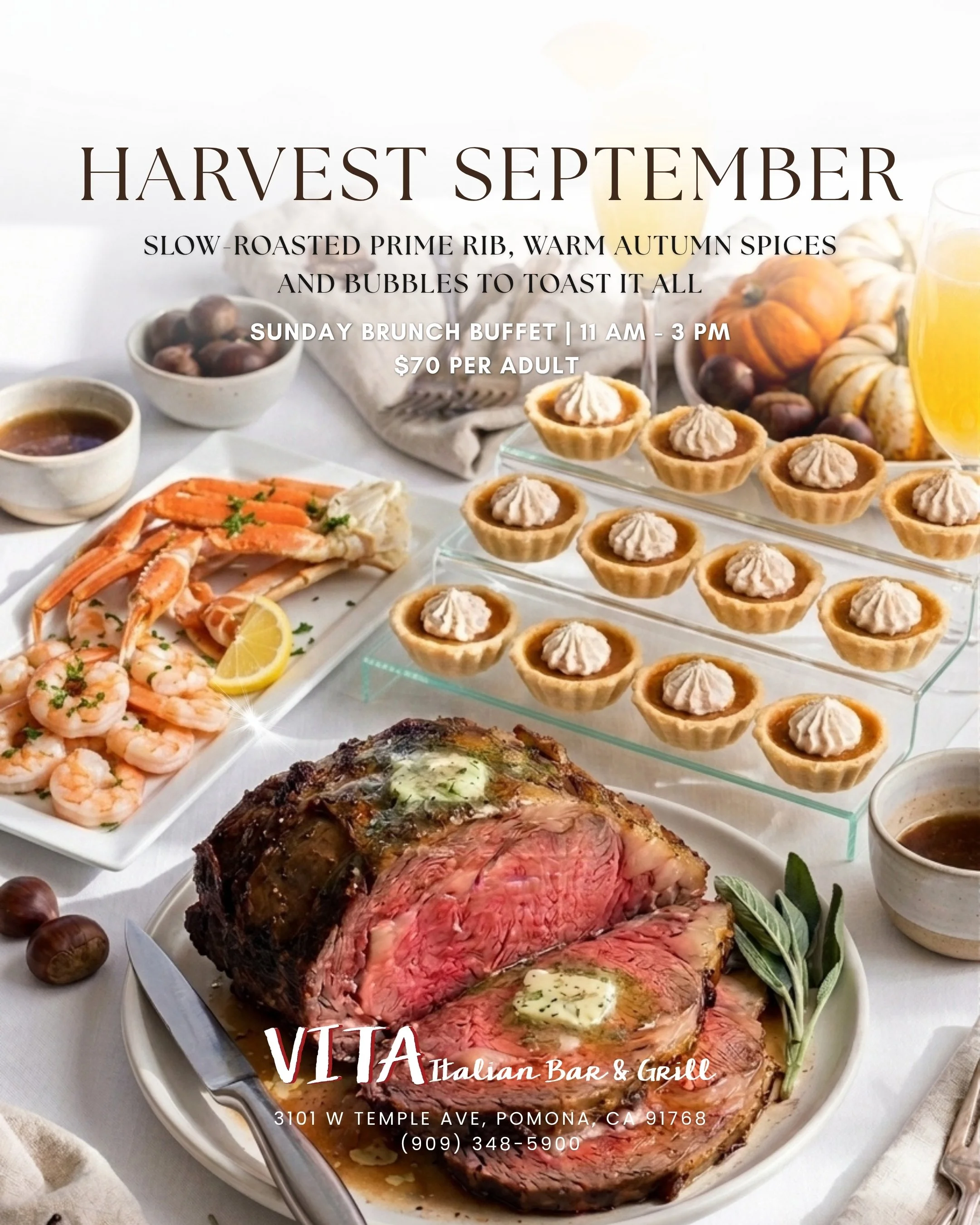 VITA Sunday Brunch Buffet Harvest September